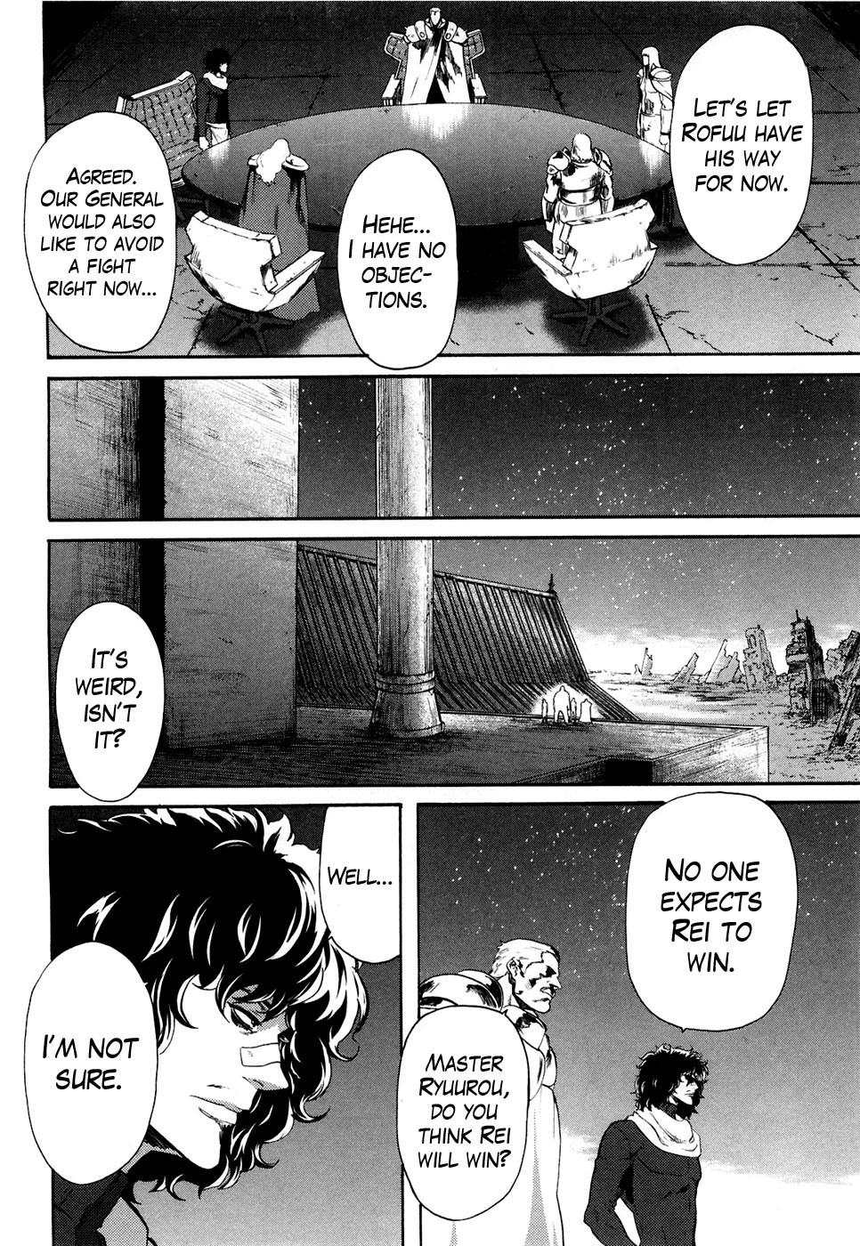Soukoku no Garou - Hokuto no Ken Rei Gaiden Chapter 36 page 8 - Chapter 36: Disturbance Again