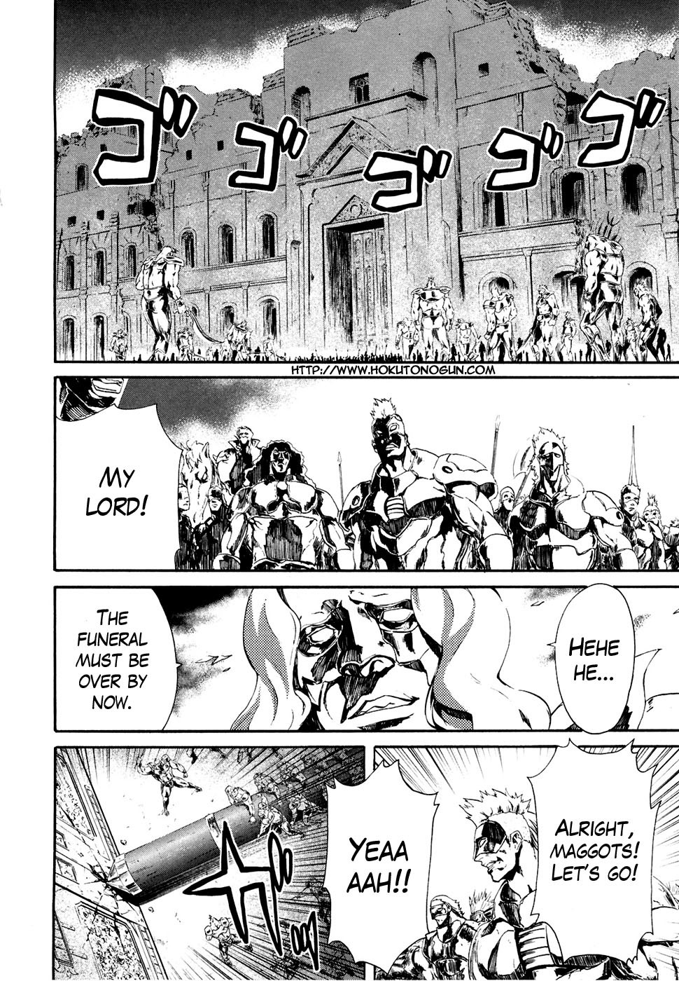 Soukoku no Garou - Hokuto no Ken Rei Gaiden Chapter 38 page 2 - Chapter 38: Conspirators