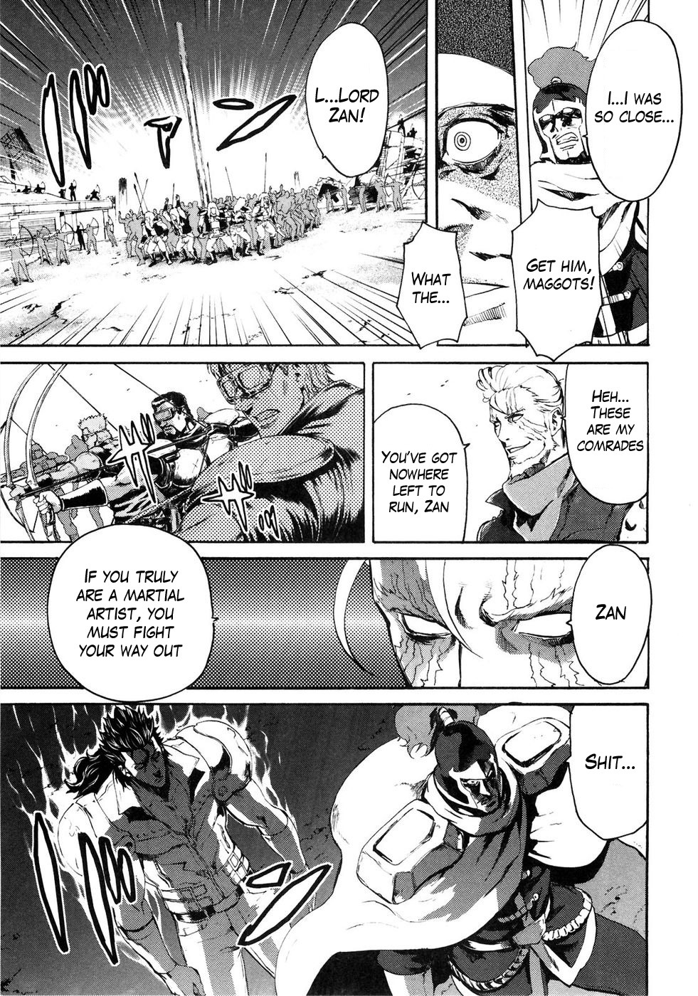 Soukoku no Garou - Hokuto no Ken Rei Gaiden Chapter 41 page 10 - Chapter 41: Sworn Friends