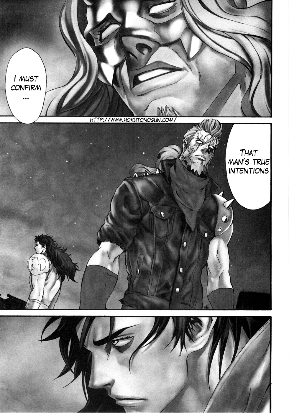 Soukoku no Garou - Hokuto no Ken Rei Gaiden Chapter 42 page 1 - Chapter 42: The Demon and the Beast