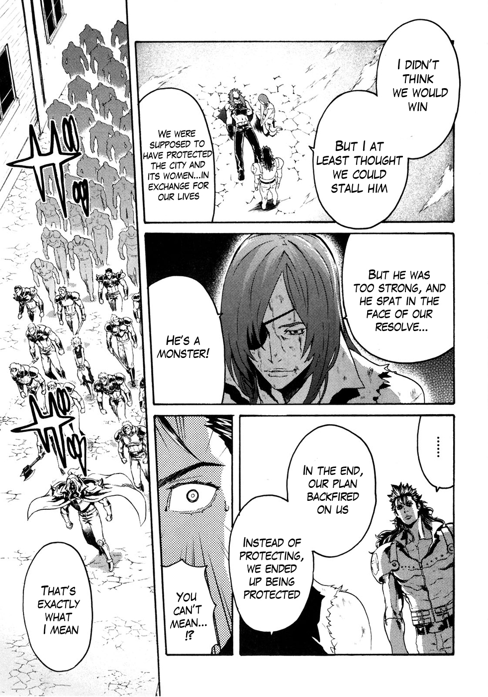 Soukoku no Garou - Hokuto no Ken Rei Gaiden Chapter 45 page 16 - Chapter 45: An Example
