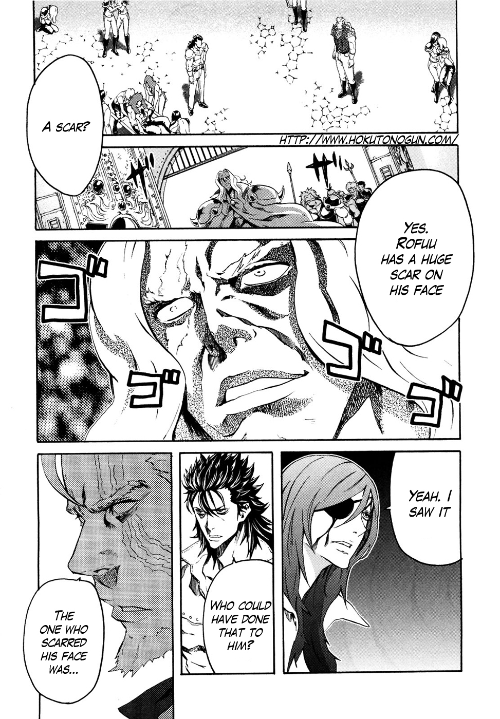 Soukoku no Garou - Hokuto no Ken Rei Gaiden Chapter 47 page 1 - Chapter 47: Pinnacle of Love and Hate
