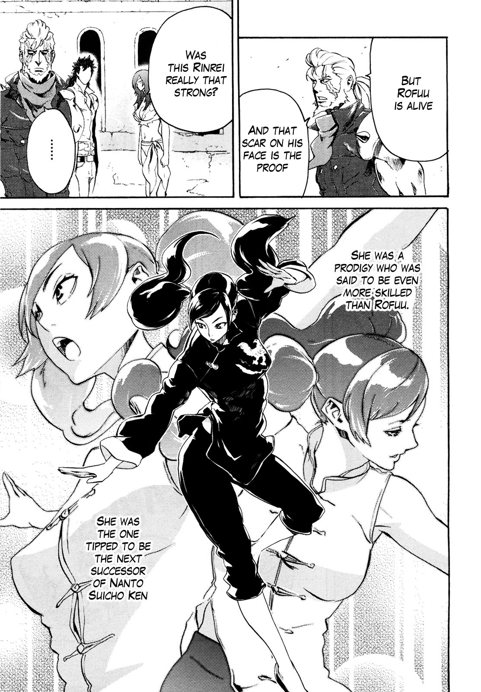 Soukoku no Garou - Hokuto no Ken Rei Gaiden Chapter 47 page 5 - Chapter 47: Pinnacle of Love and Hate