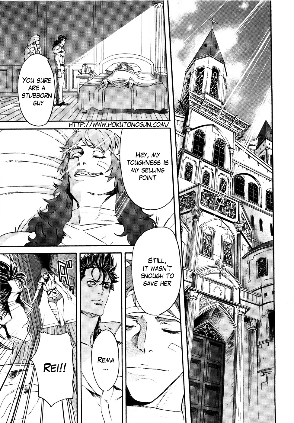 Soukoku no Garou - Hokuto no Ken Rei Gaiden Chapter 48 page 1 - Chapter 48: To the Battlefield