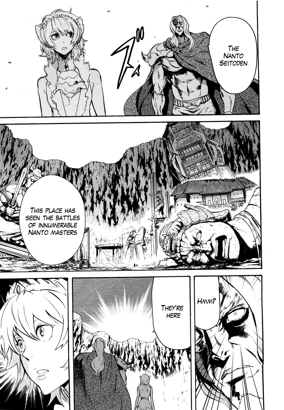 Soukoku no Garou - Hokuto no Ken Rei Gaiden Chapter 48 page 8 - Chapter 48: To the Battlefield