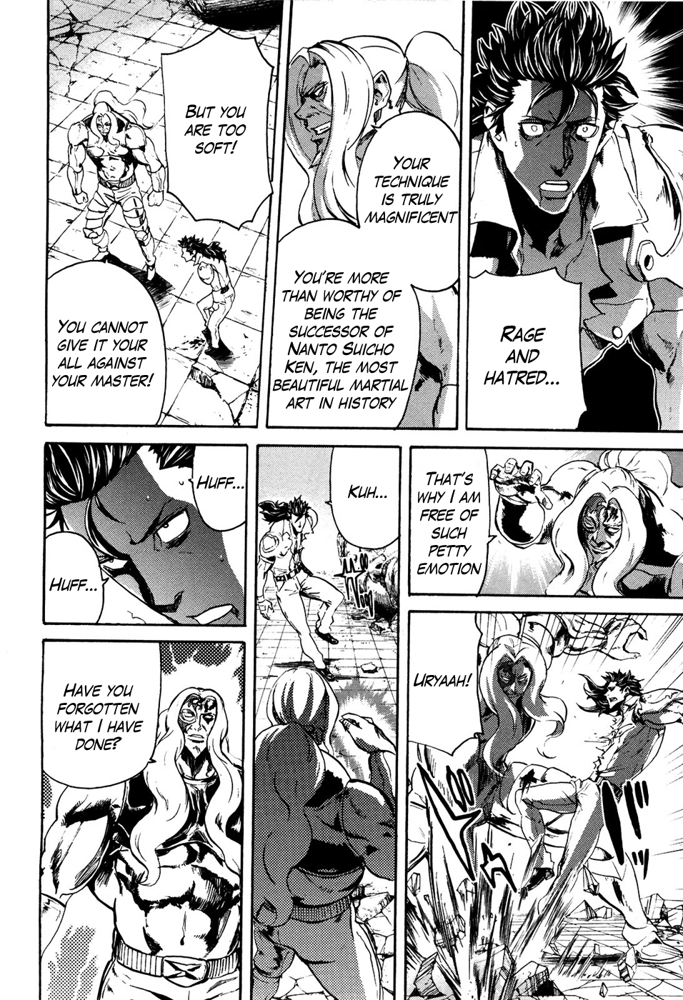 Soukoku no Garou - Hokuto no Ken Rei Gaiden Chapter 49 page 14 - Chapter 49: The Fate of Suicho Ken