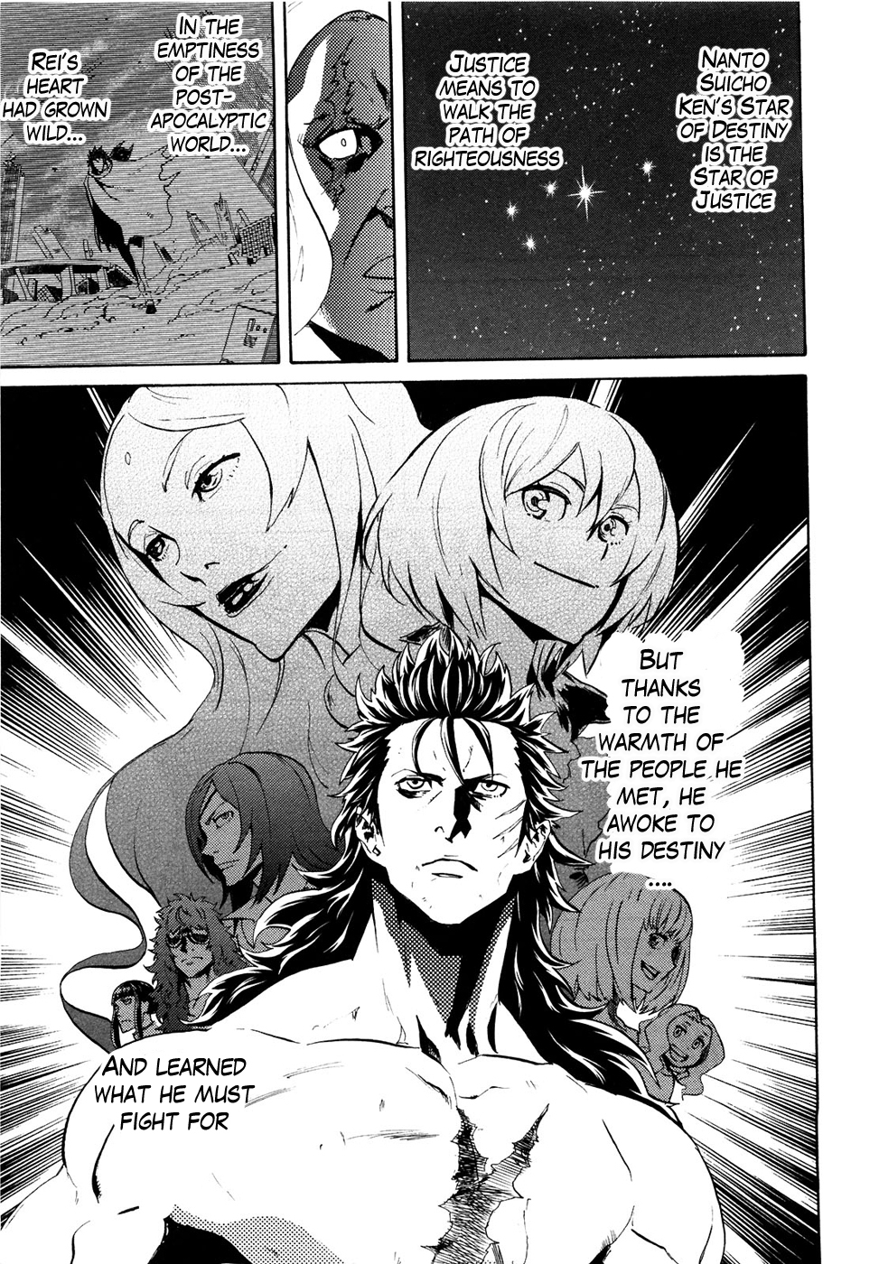Soukoku no Garou - Hokuto no Ken Rei Gaiden Chapter 53 page 13 - Chapter 53: The Waterfowl That Soars Through Heaven