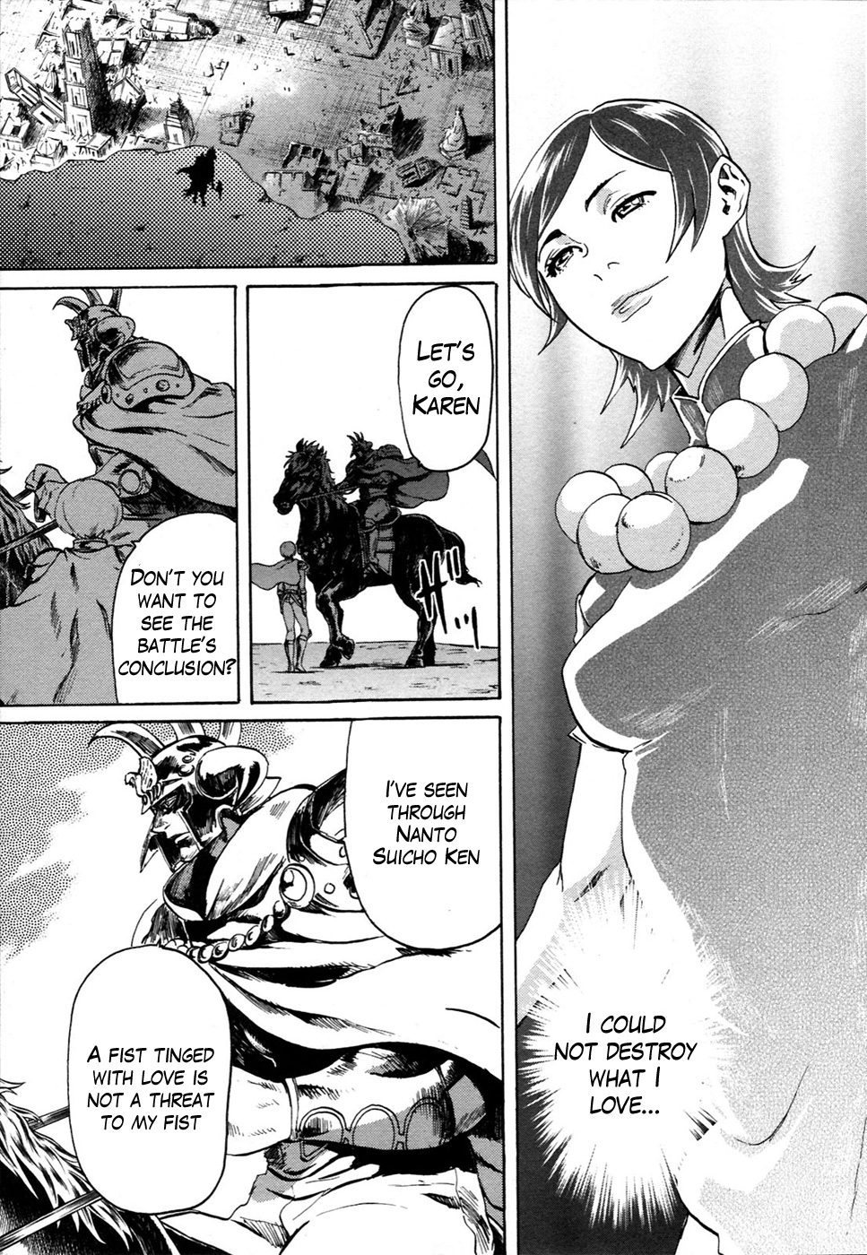Soukoku no Garou - Hokuto no Ken Rei Gaiden Chapter 53 page 9 - Chapter 53: The Waterfowl That Soars Through Heaven