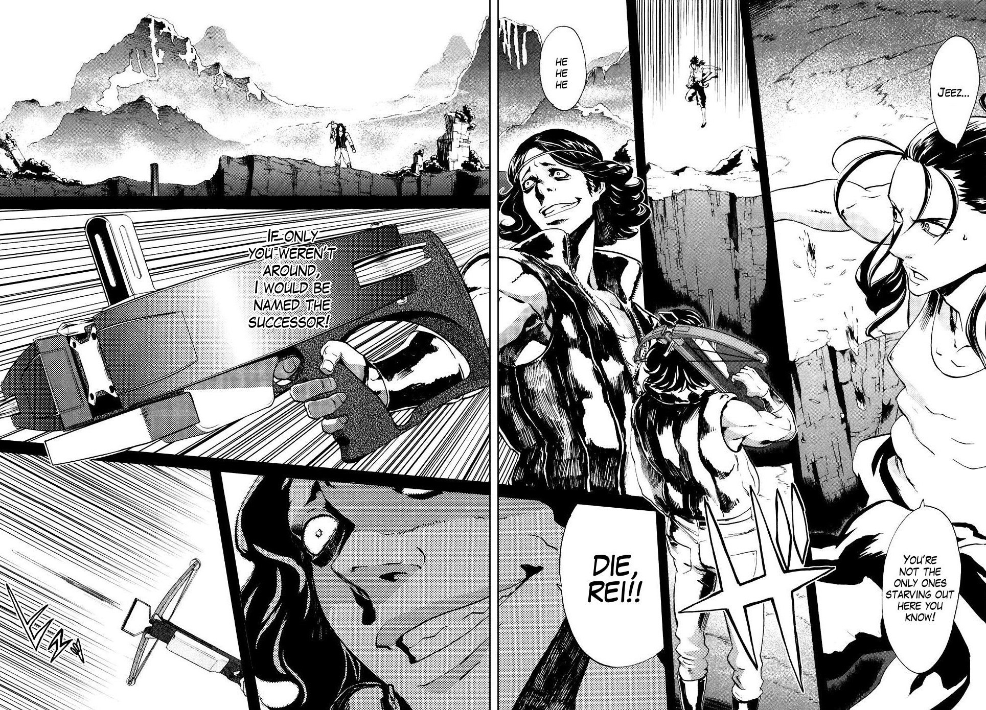 Soukoku no Garou - Hokuto no Ken Rei Gaiden Chapter 9 page 16 - Chapter 9: Into the Abyss