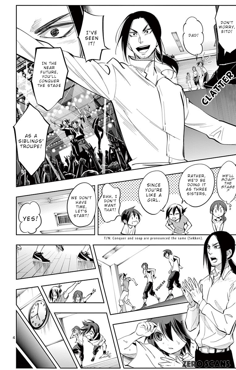 Soukyuu Boys Chapter 9 page 6 - Chapter 9: The Boy Called Machine