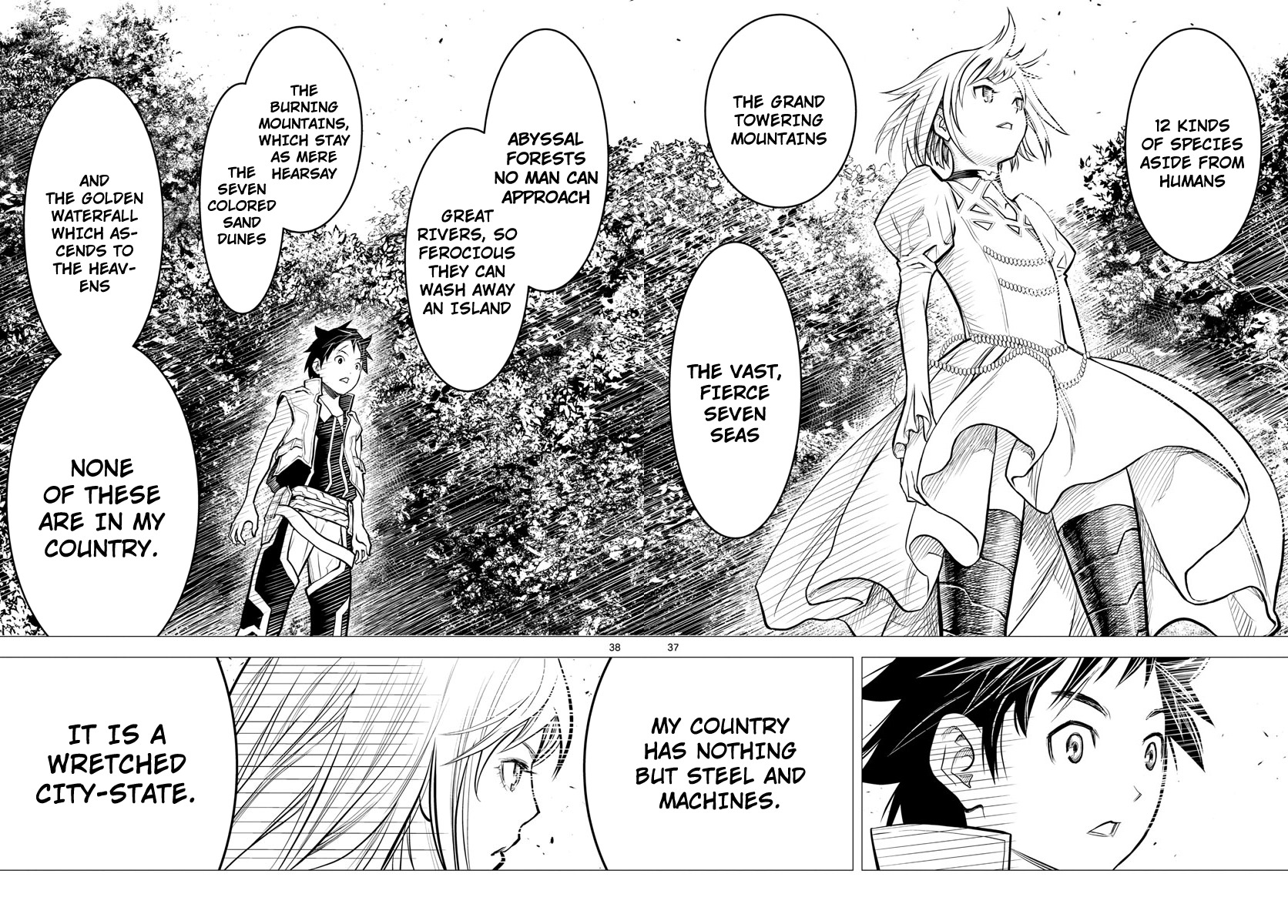 Soukyuu no Ariadne Chapter 1 page 37 - Chapter 1: The flying city of the heavens