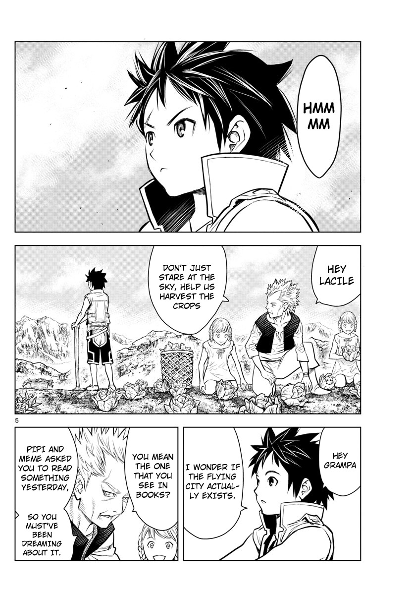 Soukyuu no Ariadne Chapter 1 page 5 - Chapter 1: The flying city of the heavens