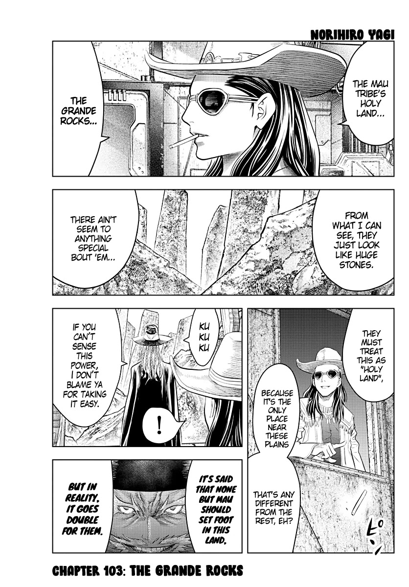 Soukyuu no Ariadne Chapter 103 page 1 - Chapter 103: The Grande Rocks