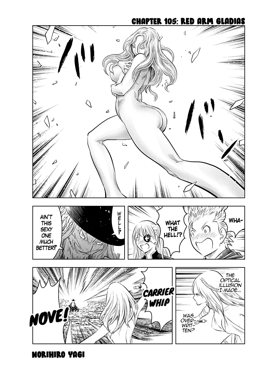 Soukyuu no Ariadne Chapter 105 page 1 - Chapter 105: Red Arm Gladias