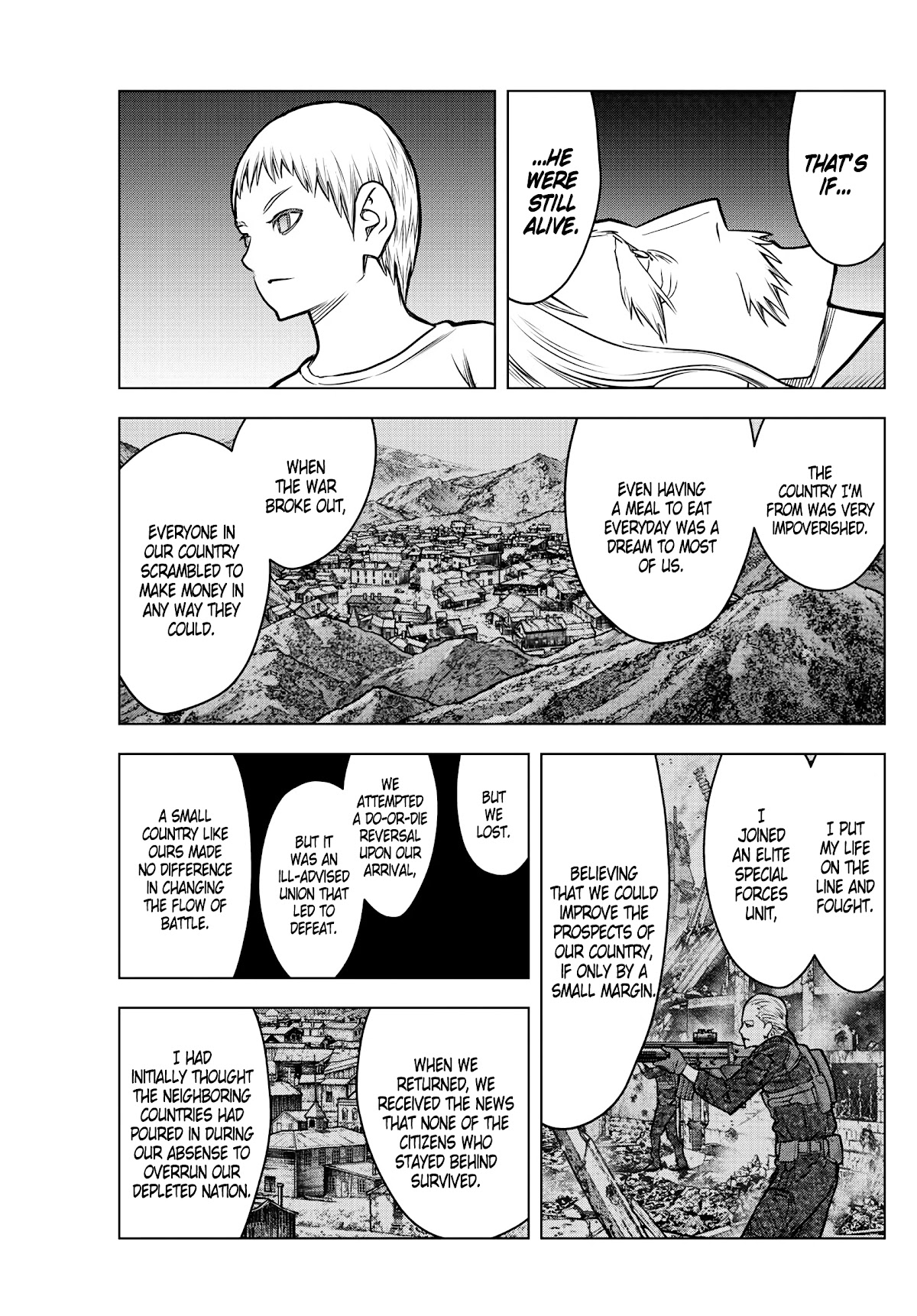 Soukyuu no Ariadne Chapter 185 page 10 - Chapter 185: Trail of Blood