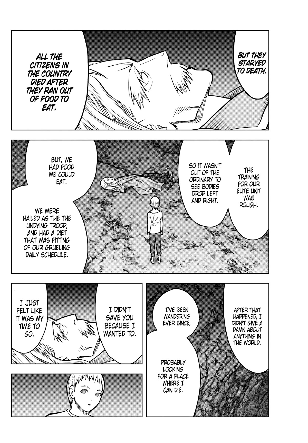 Soukyuu no Ariadne Chapter 185 page 11 - Chapter 185: Trail of Blood