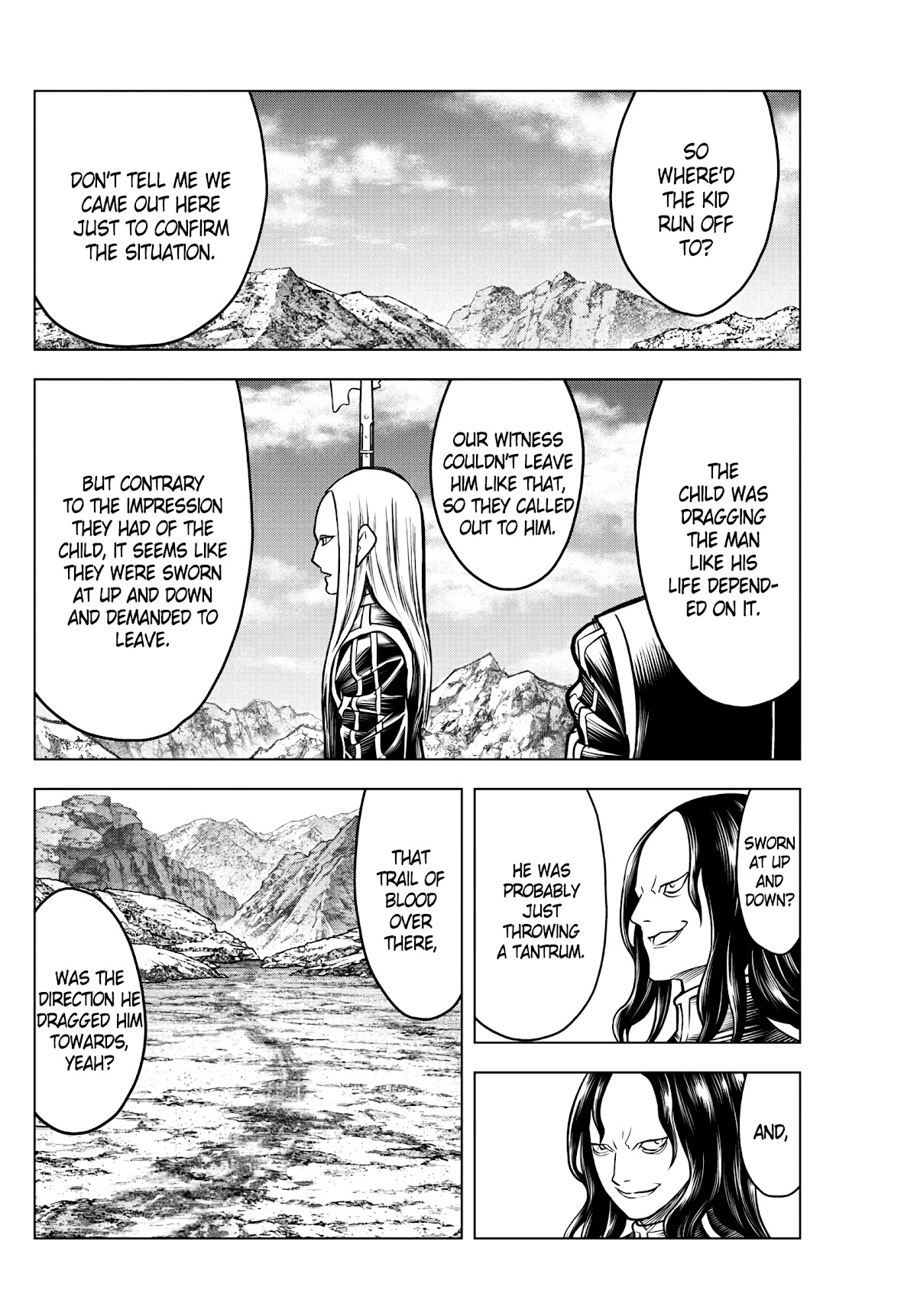 Soukyuu no Ariadne Chapter 185 page 7 - Chapter 185: Trail of Blood