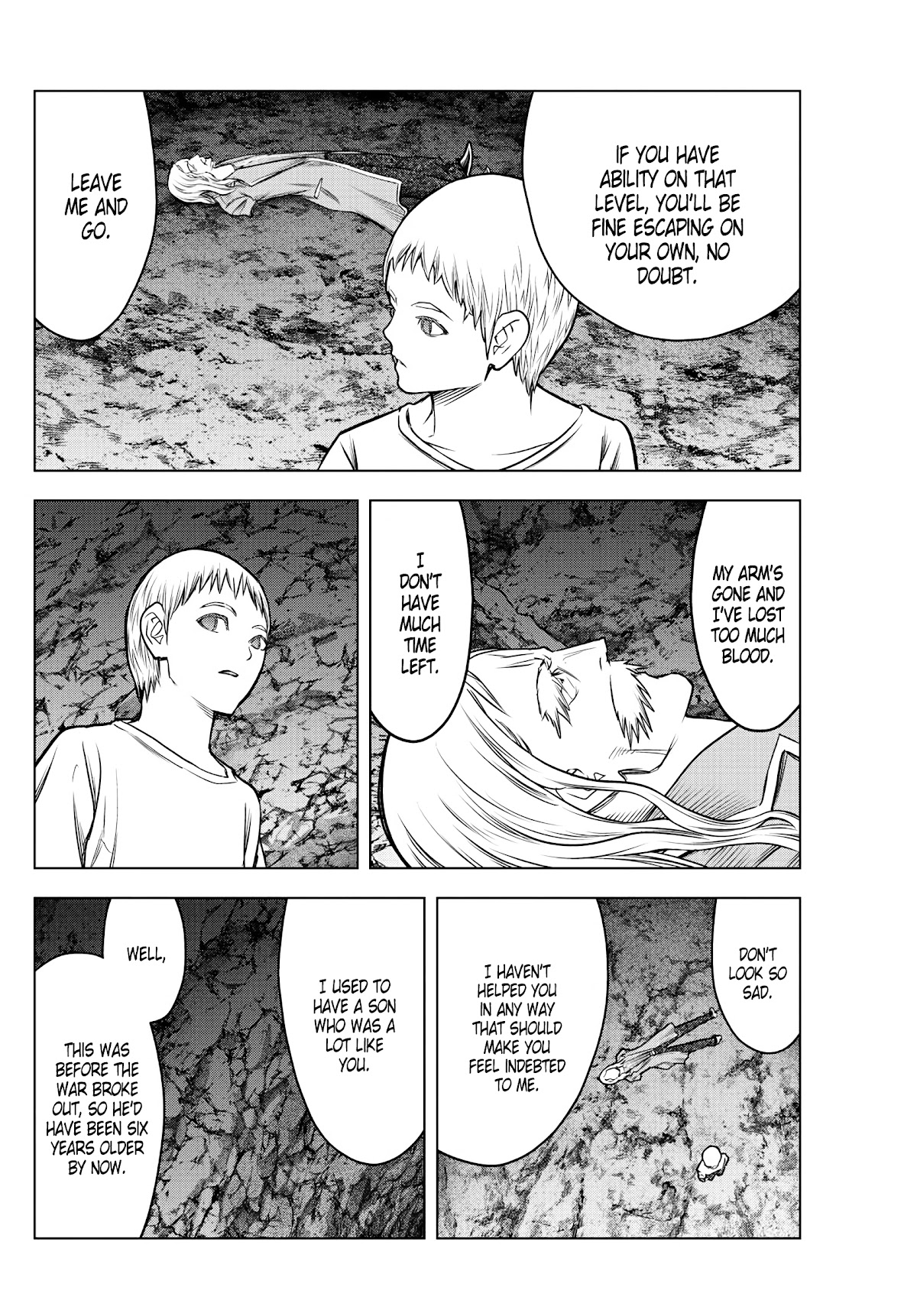 Soukyuu no Ariadne Chapter 185 page 9 - Chapter 185: Trail of Blood