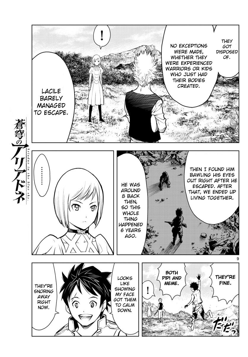 Soukyuu no Ariadne Chapter 2 page 9 - Chapter 2: Knight of the blue skies