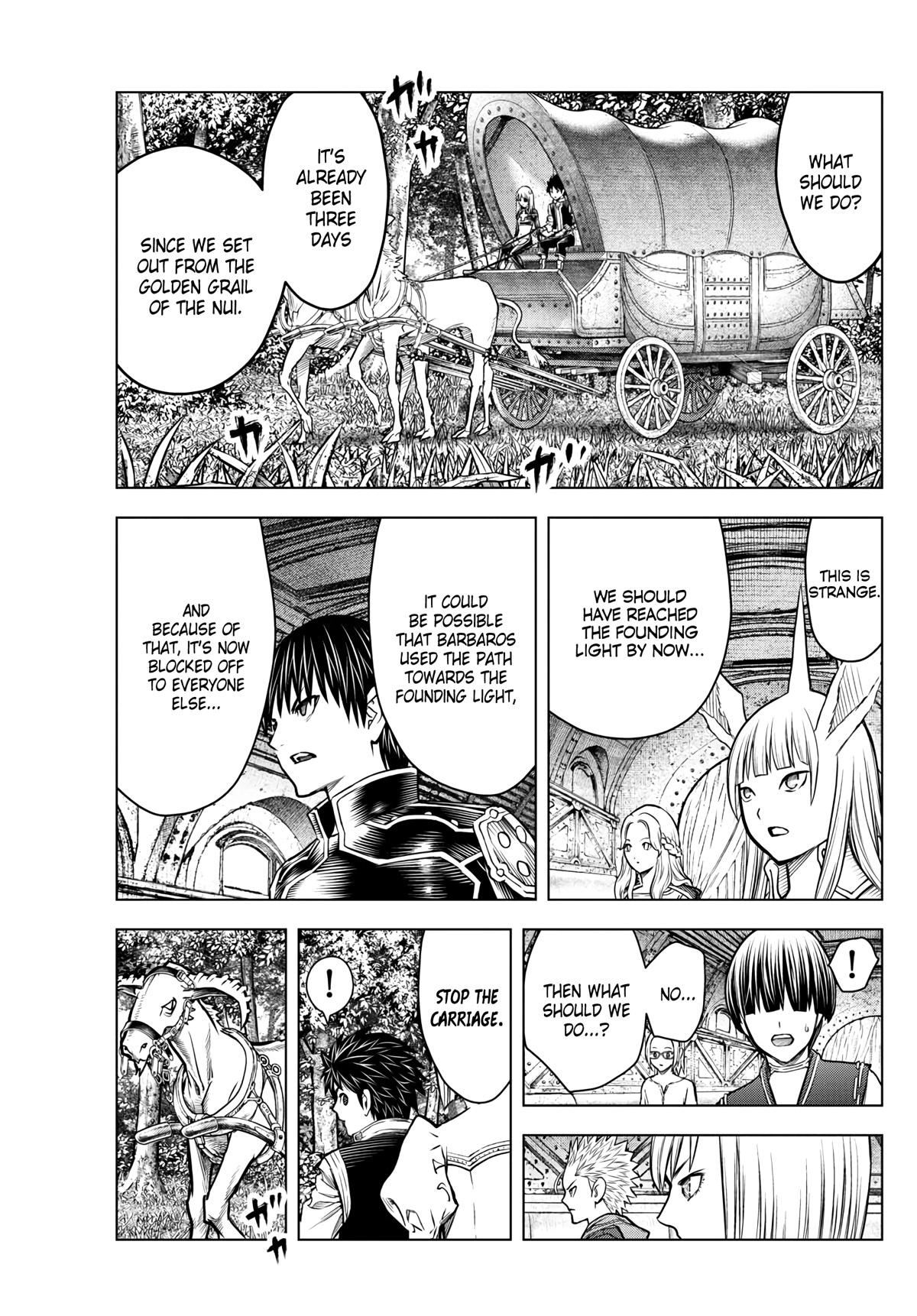 Soukyuu no Ariadne Chapter 200 page 10 - Chapter 200: Nestled