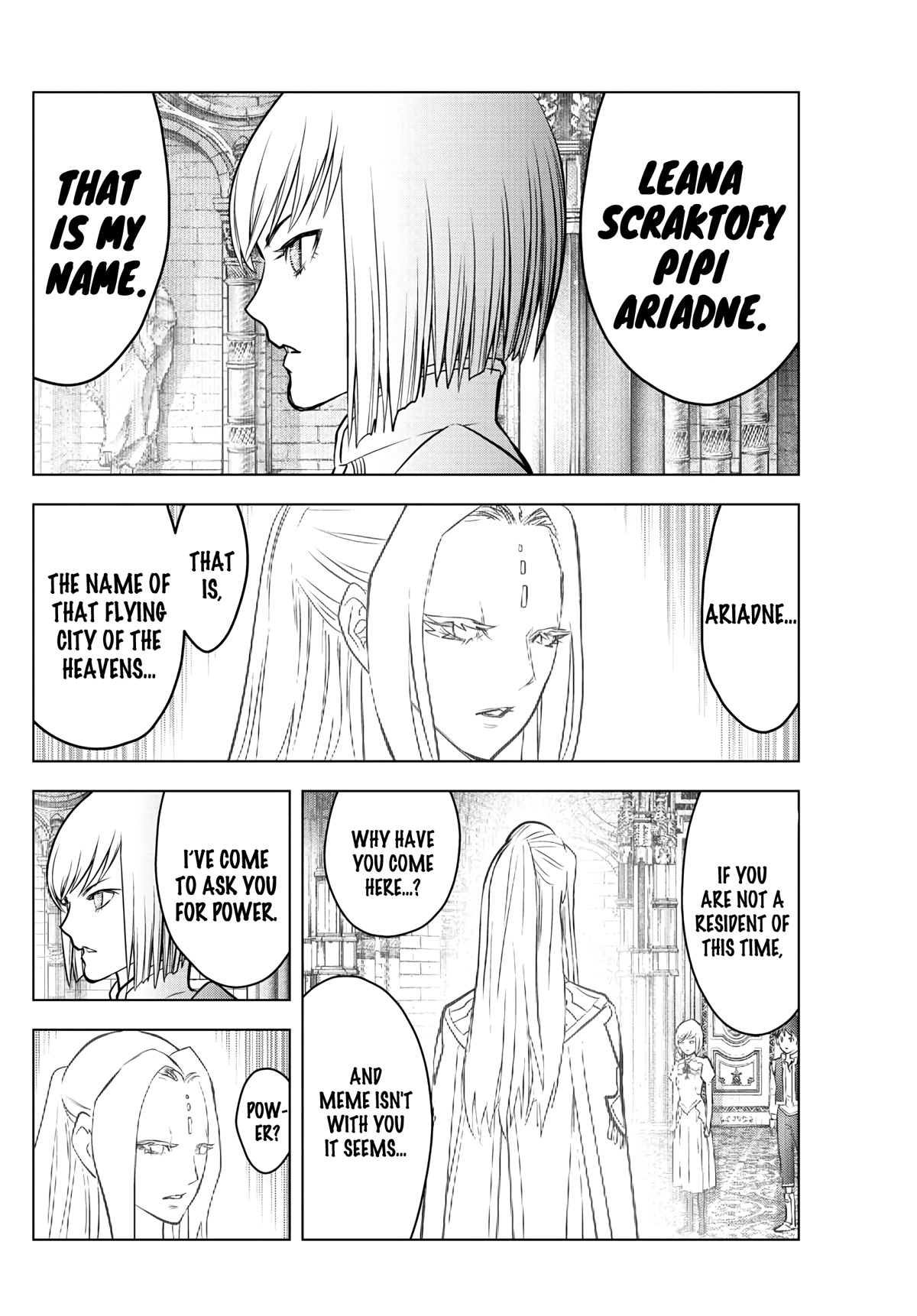Soukyuu no Ariadne Chapter 203 page 4 - Chapter 203: Priestess of Light