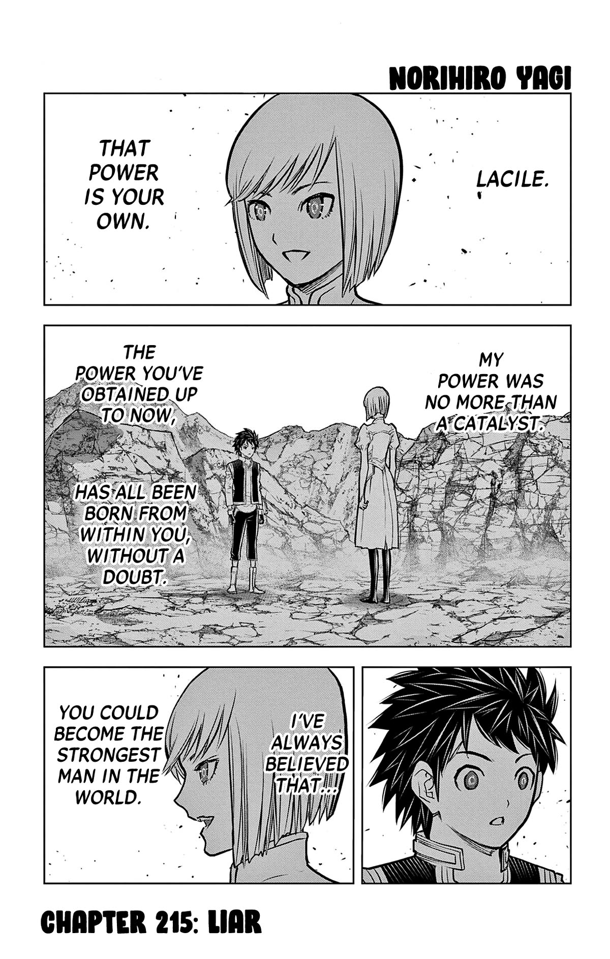 Soukyuu no Ariadne Chapter 215 page 1 - Chapter 215: Liar