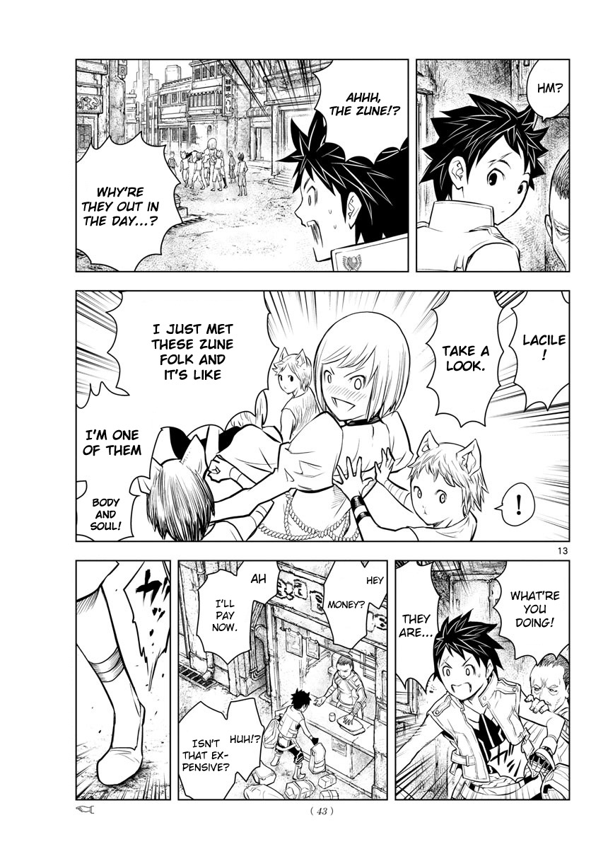 Soukyuu no Ariadne Chapter 5 page 13 - Chapter 5: Thaick Town