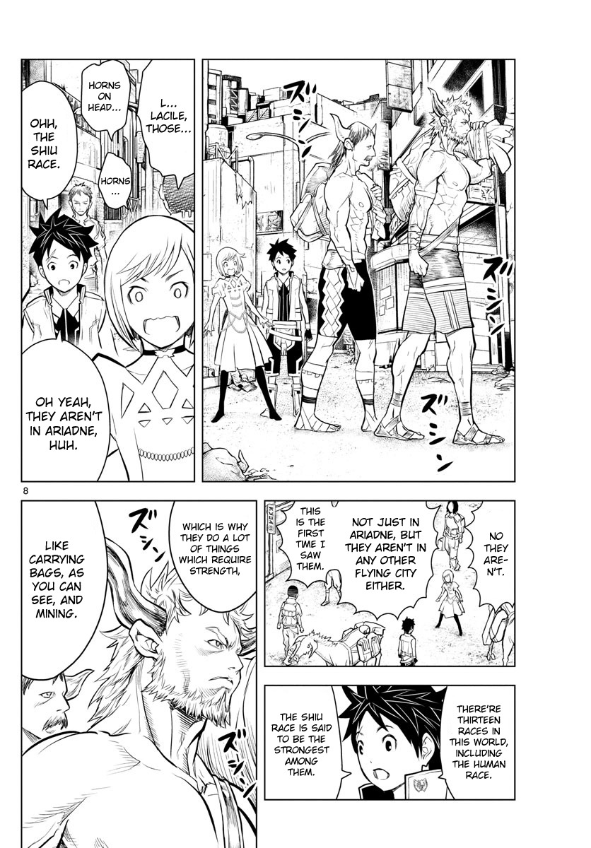 Soukyuu no Ariadne Chapter 5 page 8 - Chapter 5: Thaick Town