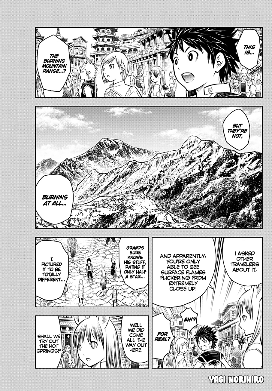 Soukyuu no Ariadne Chapter 62 page 1 - Chapter 62: The Burning Mountain Range