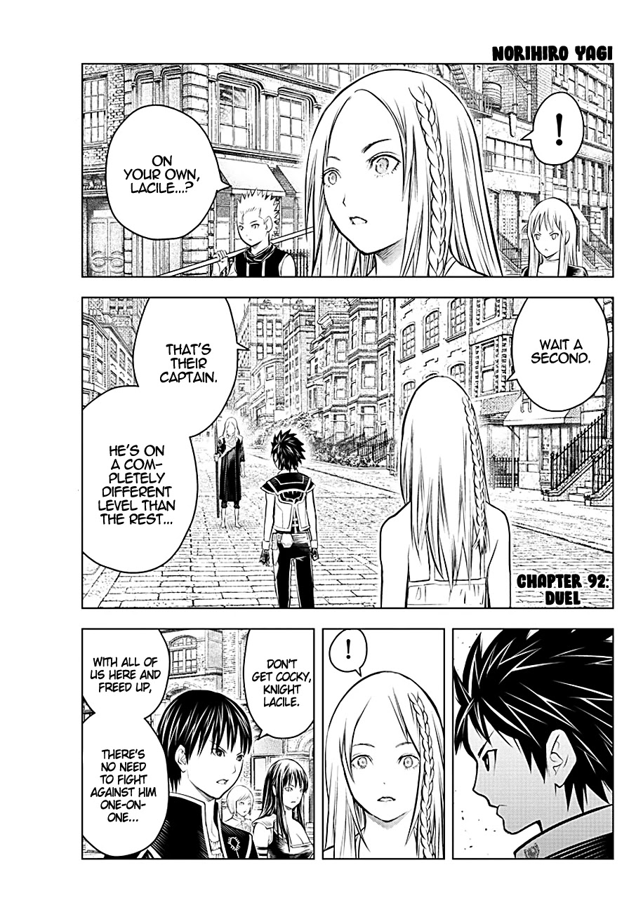 Soukyuu no Ariadne Chapter 92 page 1 - Chapter 92: Duel