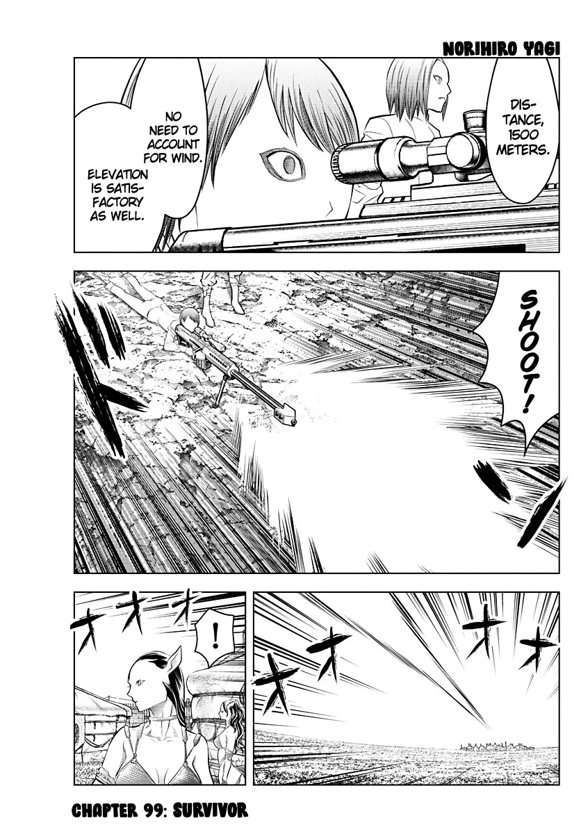 Soukyuu no Ariadne Chapter 99 page 1 - Chapter 99: Survivor