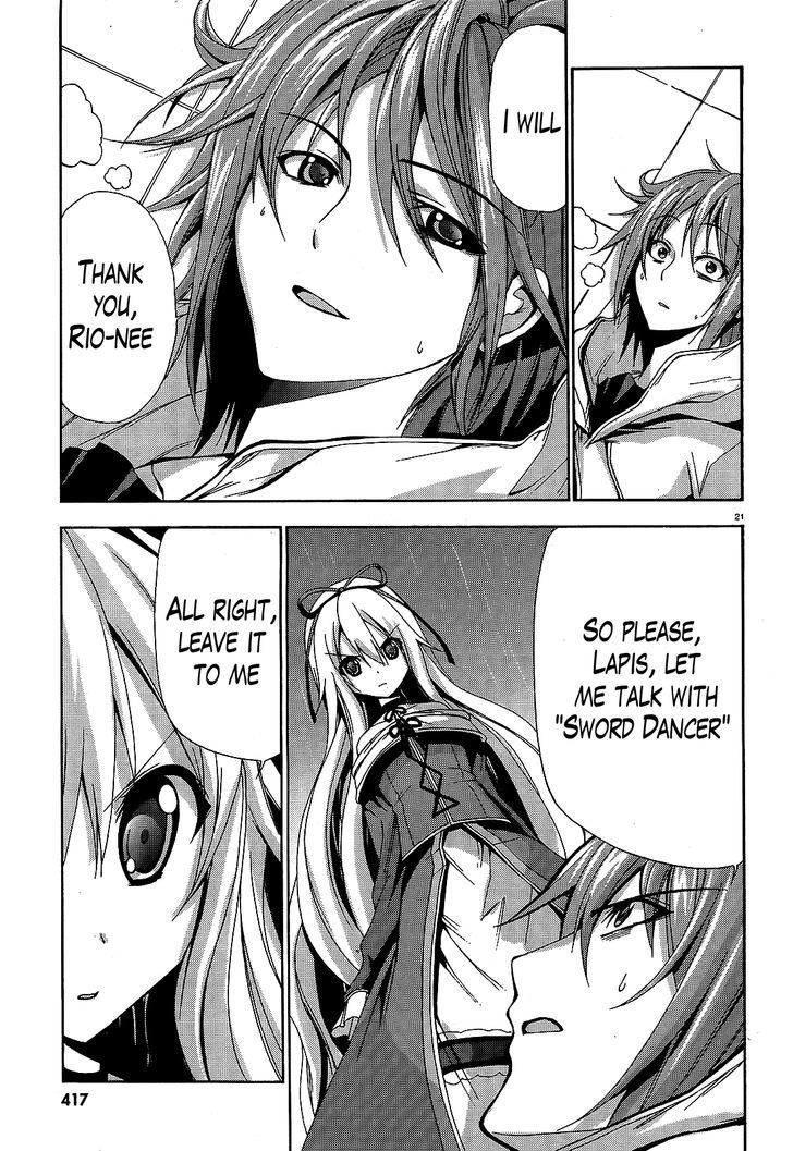 Soukyuu no Lapis Lazuli Chapter 9 page 21 - Chapter 9 : Sword Dance Waltz