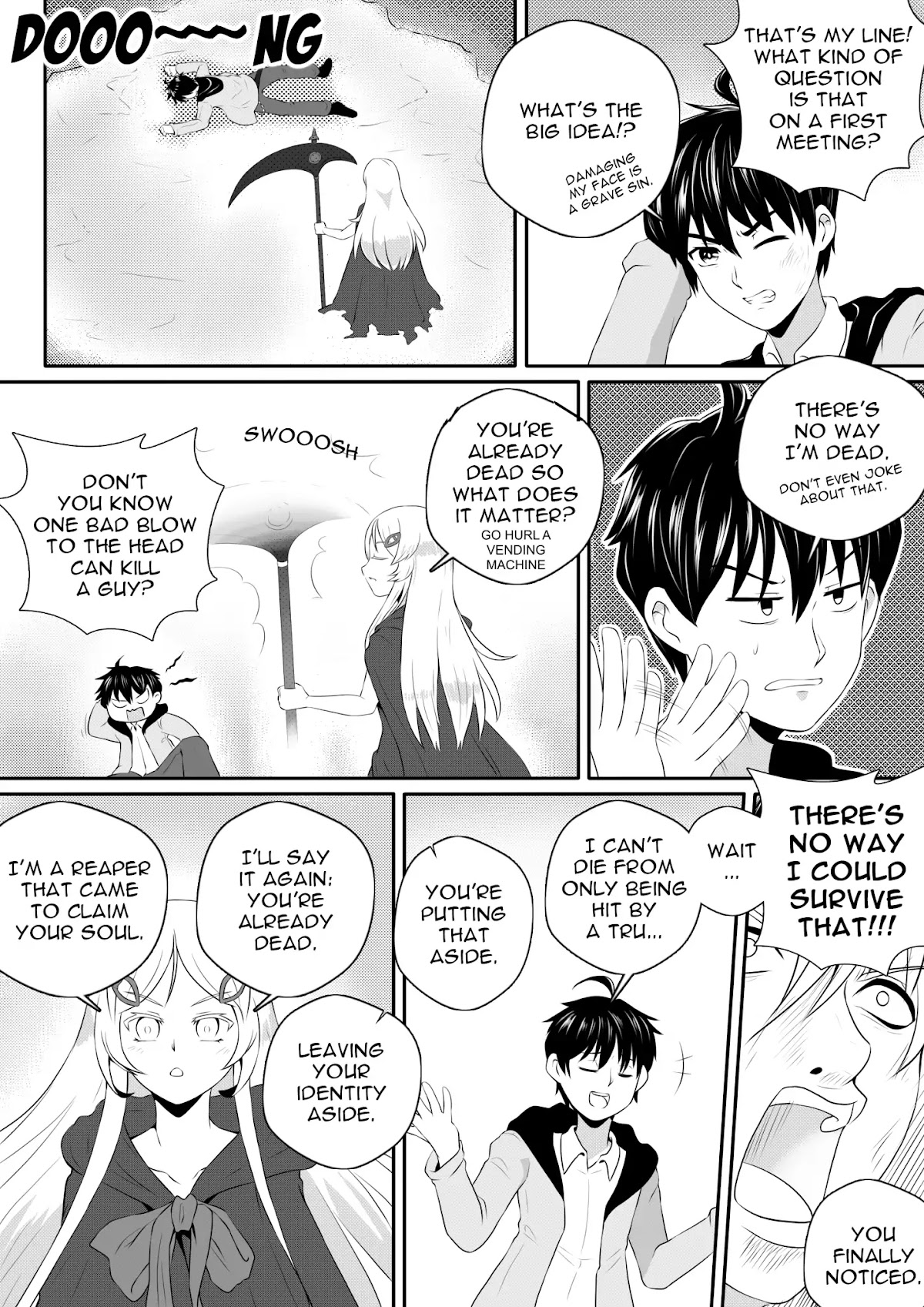 Soul Anomaly Chapter 2 page 5 - Chapter 2: Meeting The Reaper