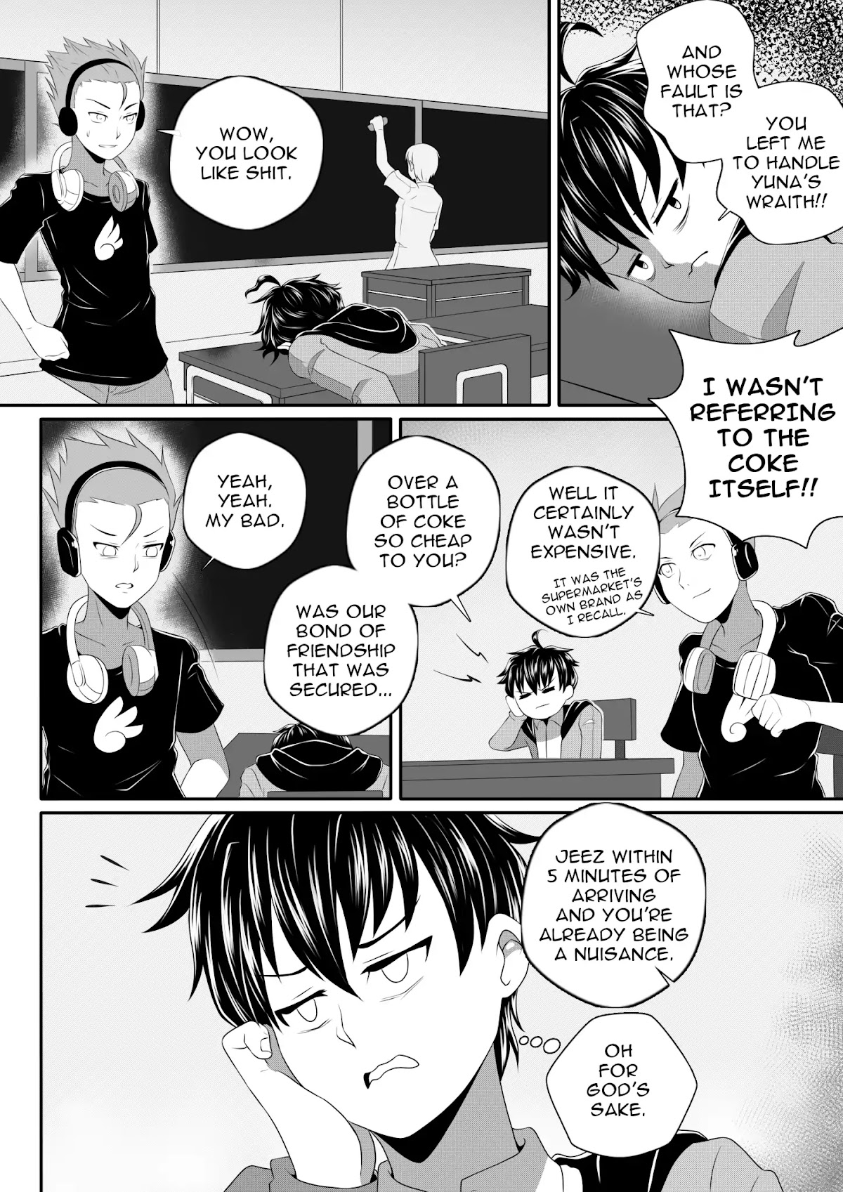Soul Anomaly Chapter 5 page 1 - Chapter 5: First Day Back (Part 1)