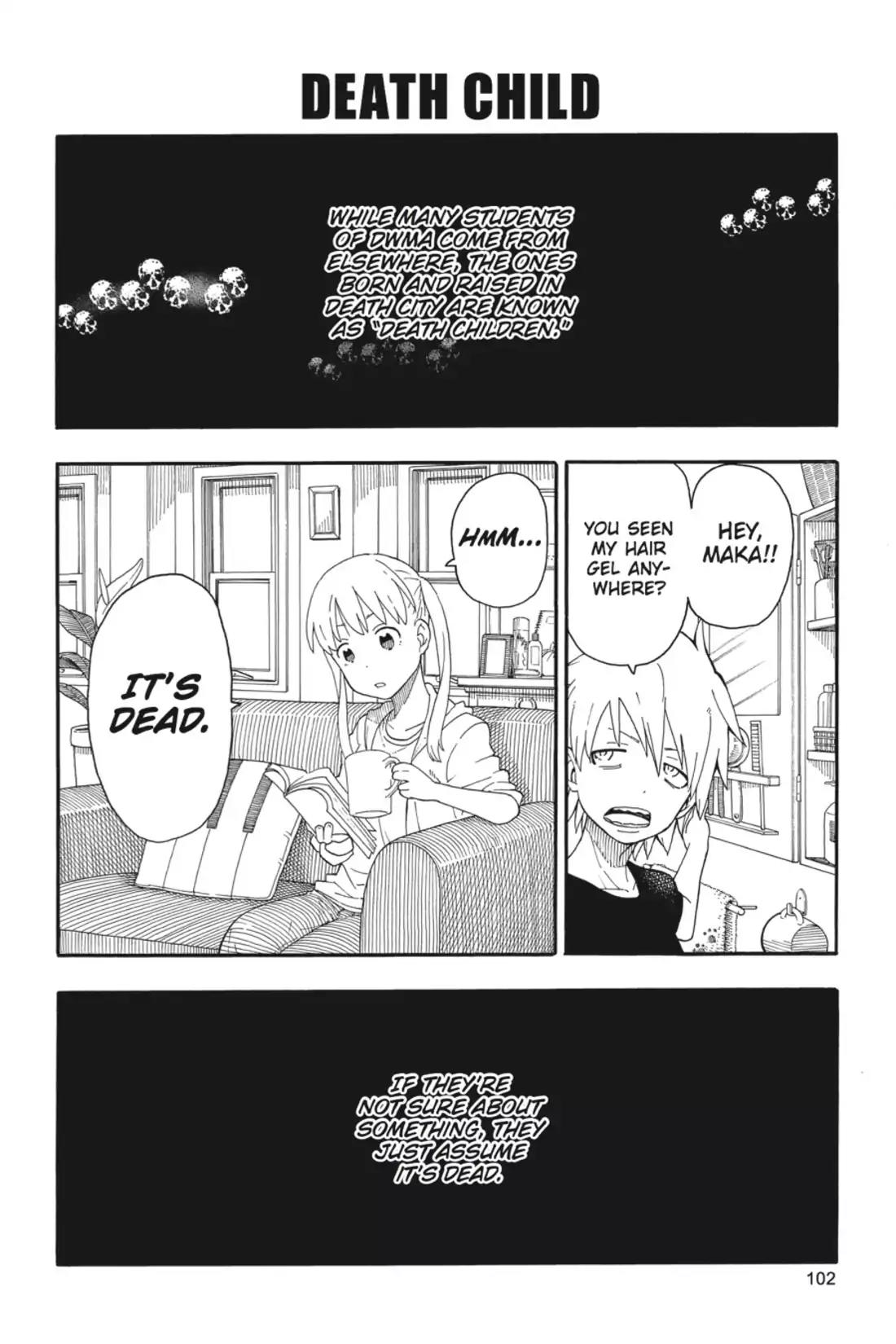Soul Eater Not! Chapter 18.6 page 10 - Vol.3 Soul Eater JOT! 4