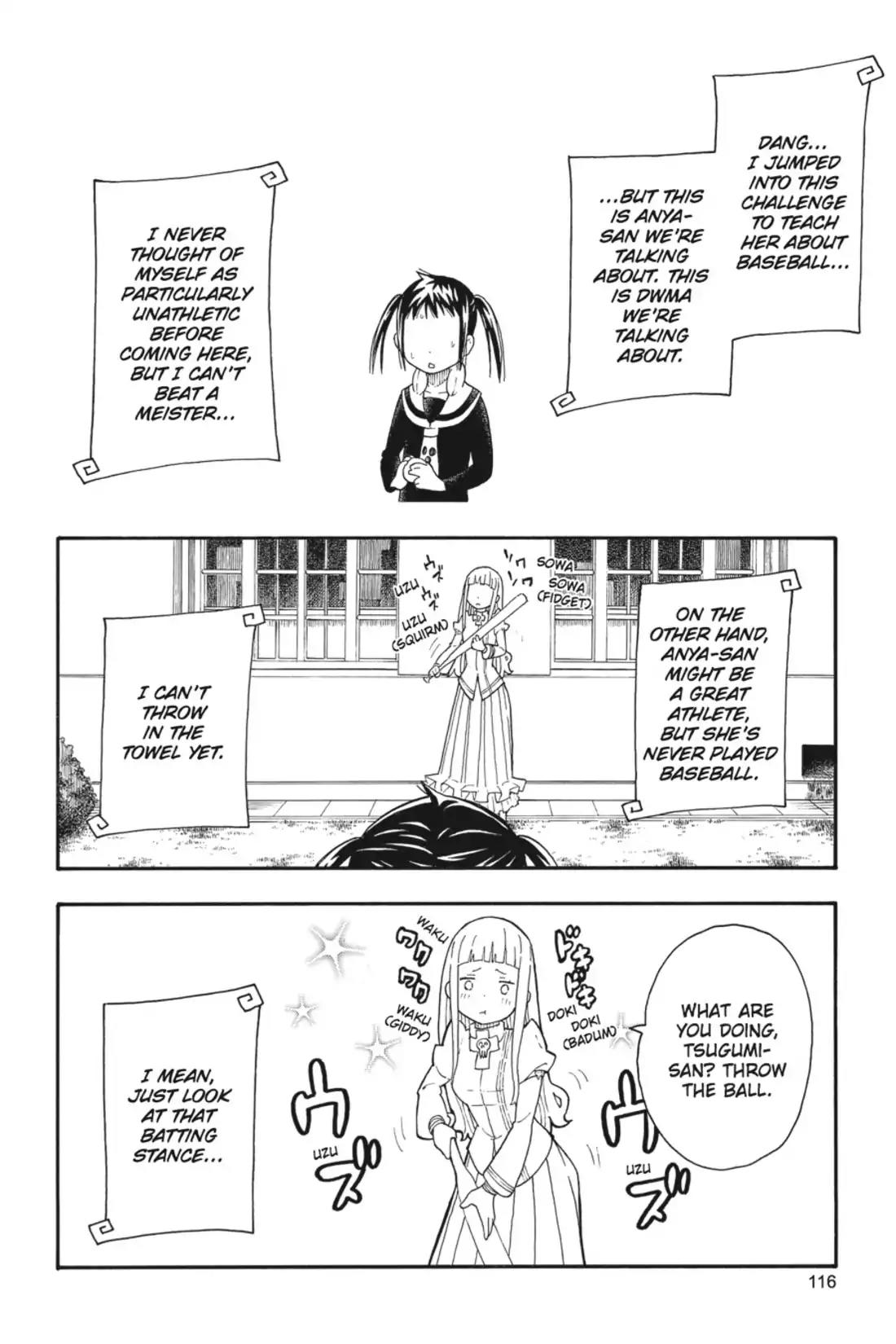 Soul Eater Not! Chapter 19 page 12 - Chapter 19: Three-man Baseball!