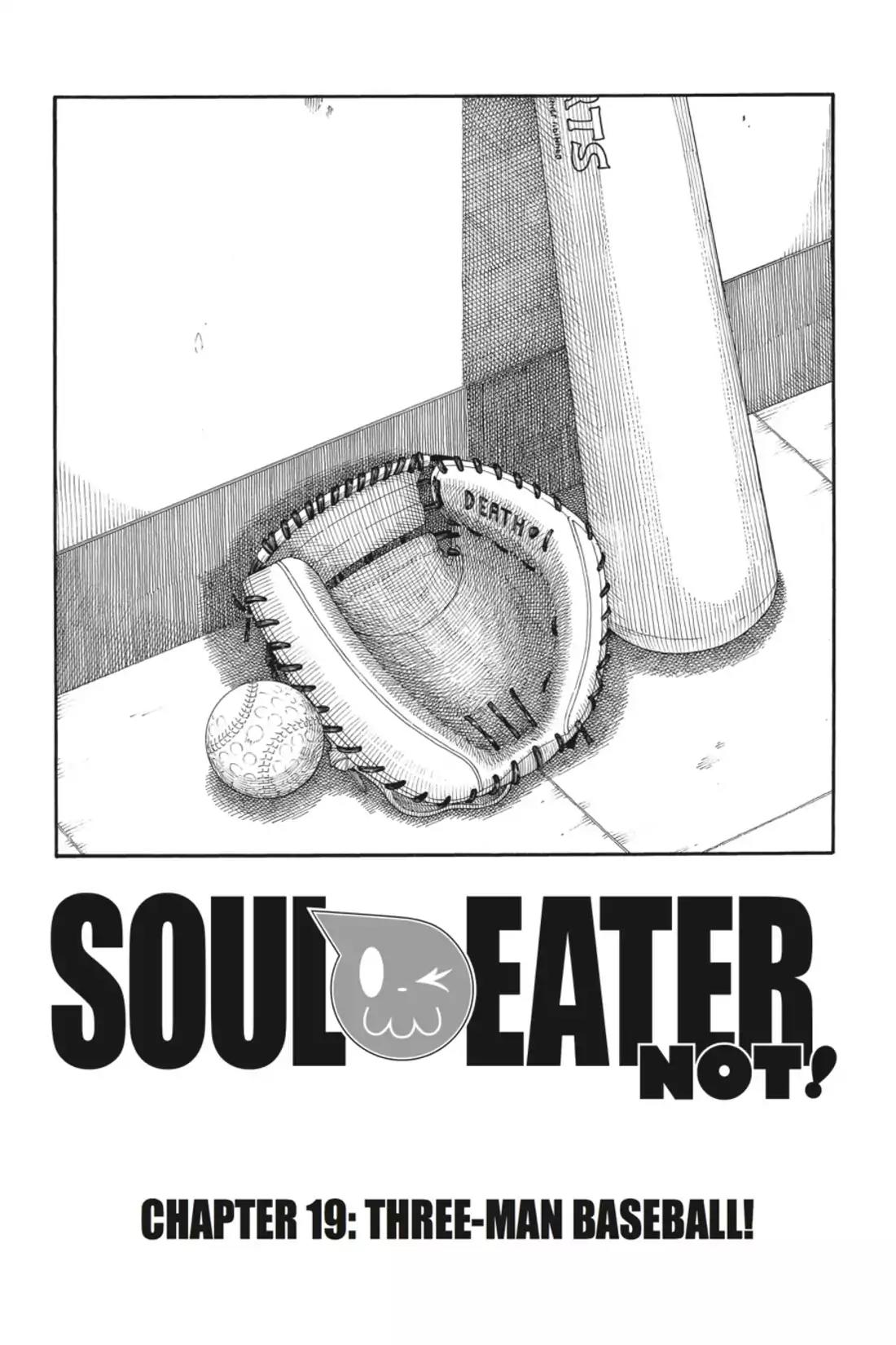 Soul Eater Not! Chapter 19 page 2 - Chapter 19: Three-man Baseball!