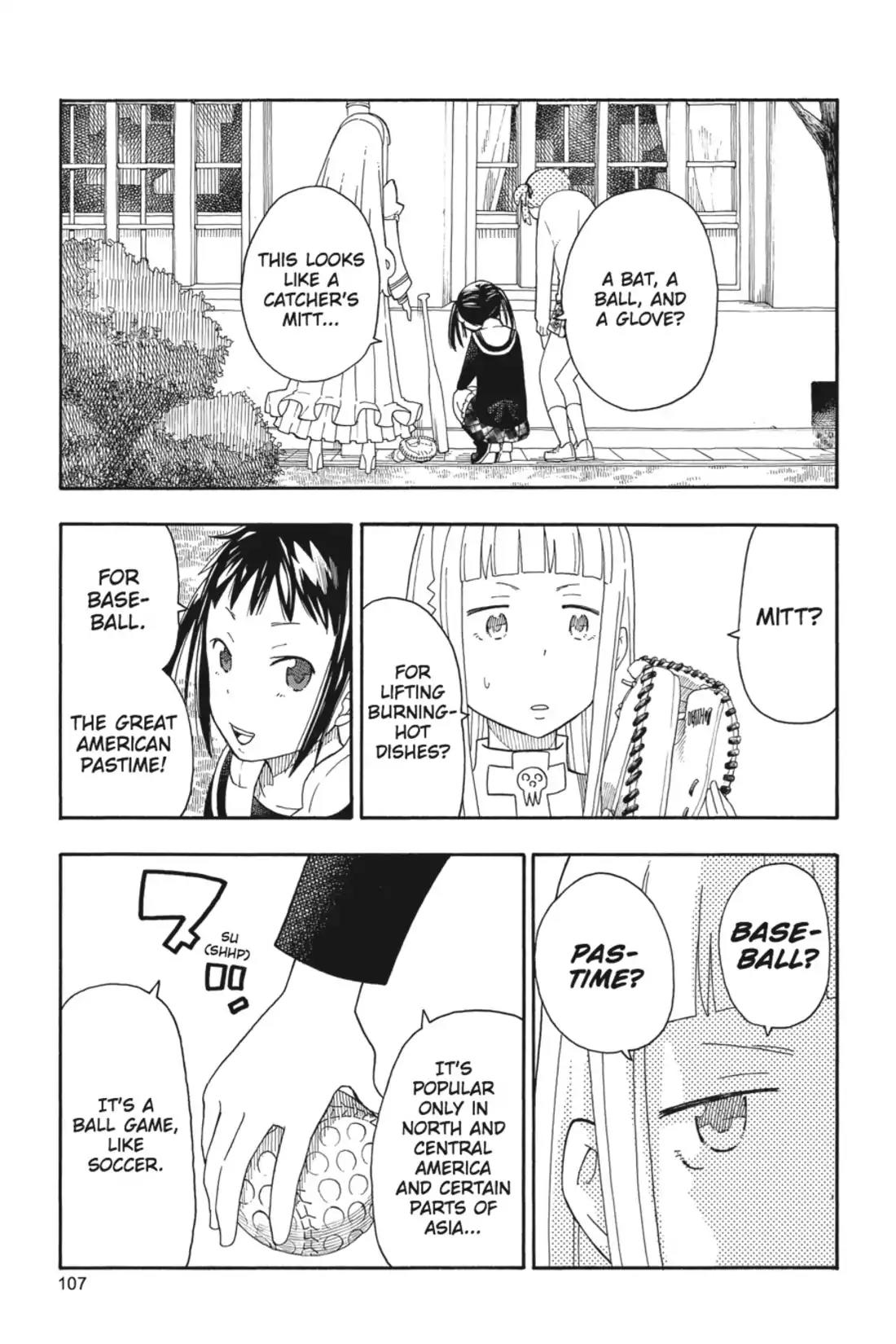 Soul Eater Not! Chapter 19 page 3 - Chapter 19: Three-man Baseball!