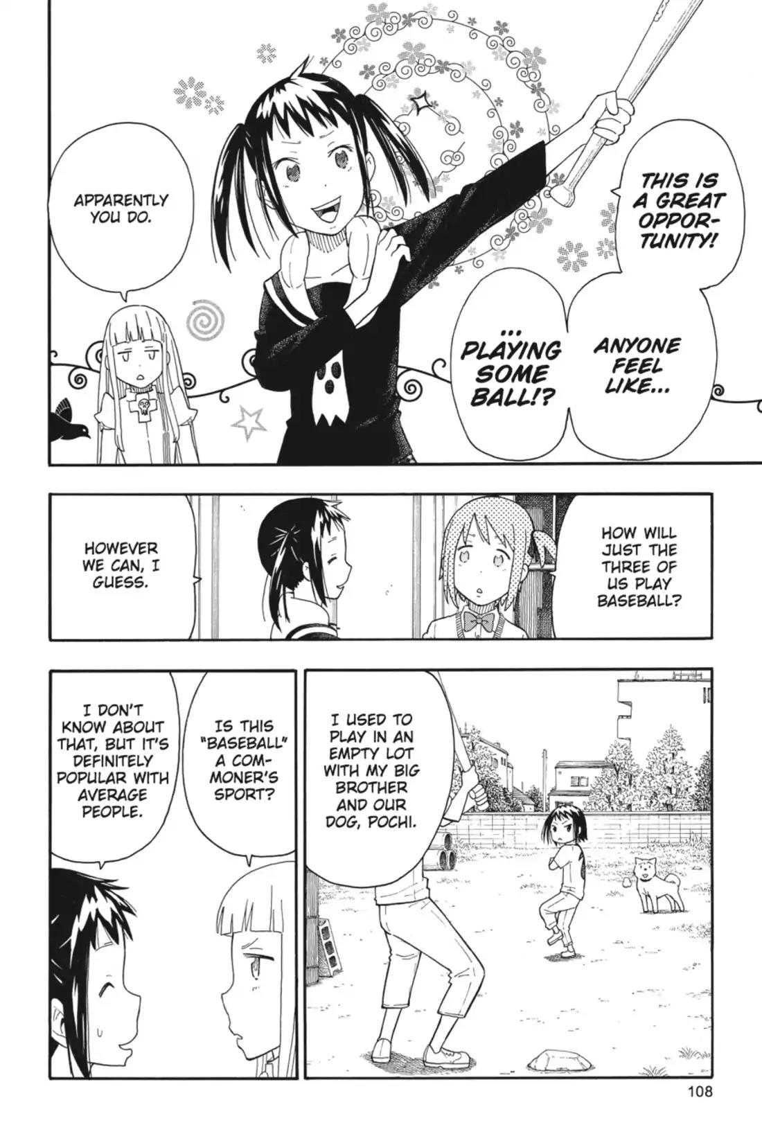 Soul Eater Not! Chapter 19 page 4 - Chapter 19: Three-man Baseball!