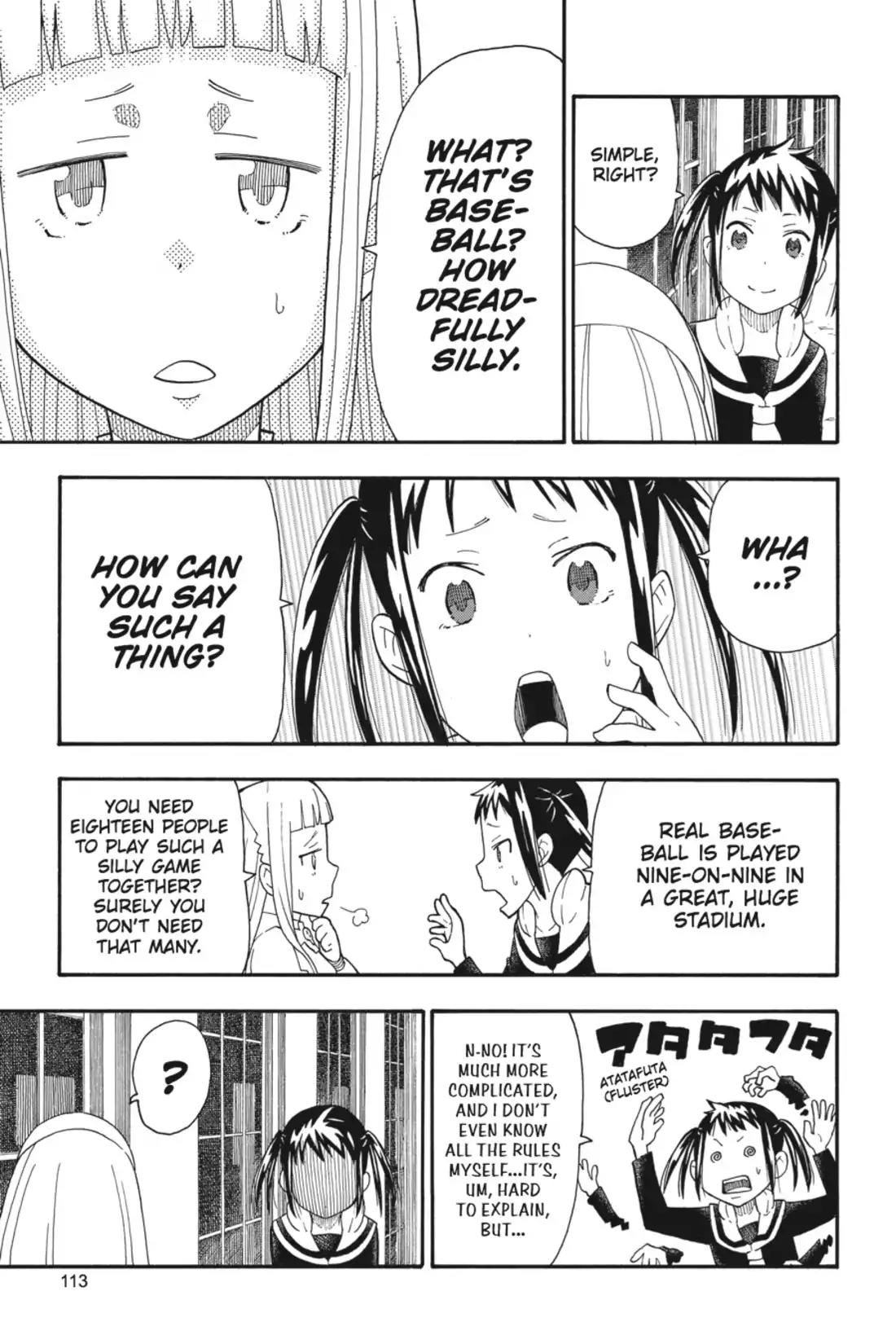 Soul Eater Not! Chapter 19 page 9 - Chapter 19: Three-man Baseball!
