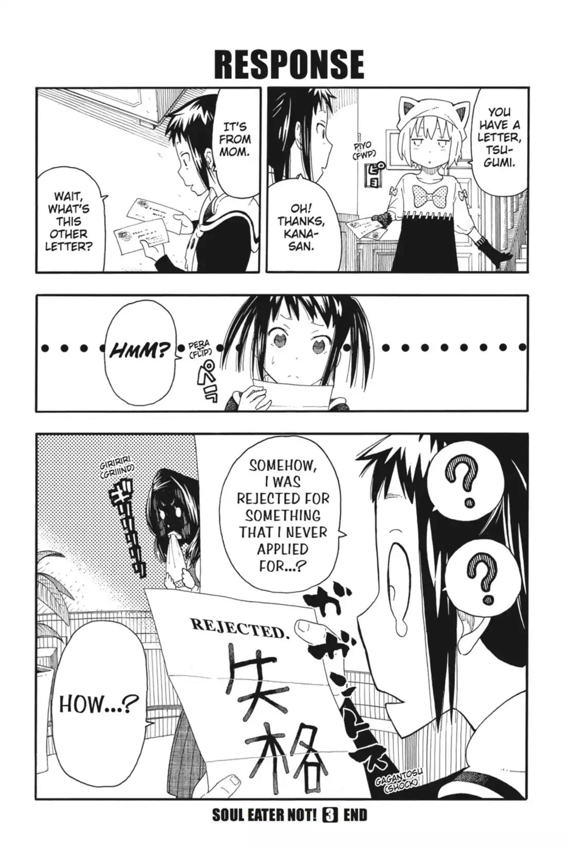 Soul Eater Not! Chapter 20.5 page 10 - Vol.3 Soul Eater JOT! 6