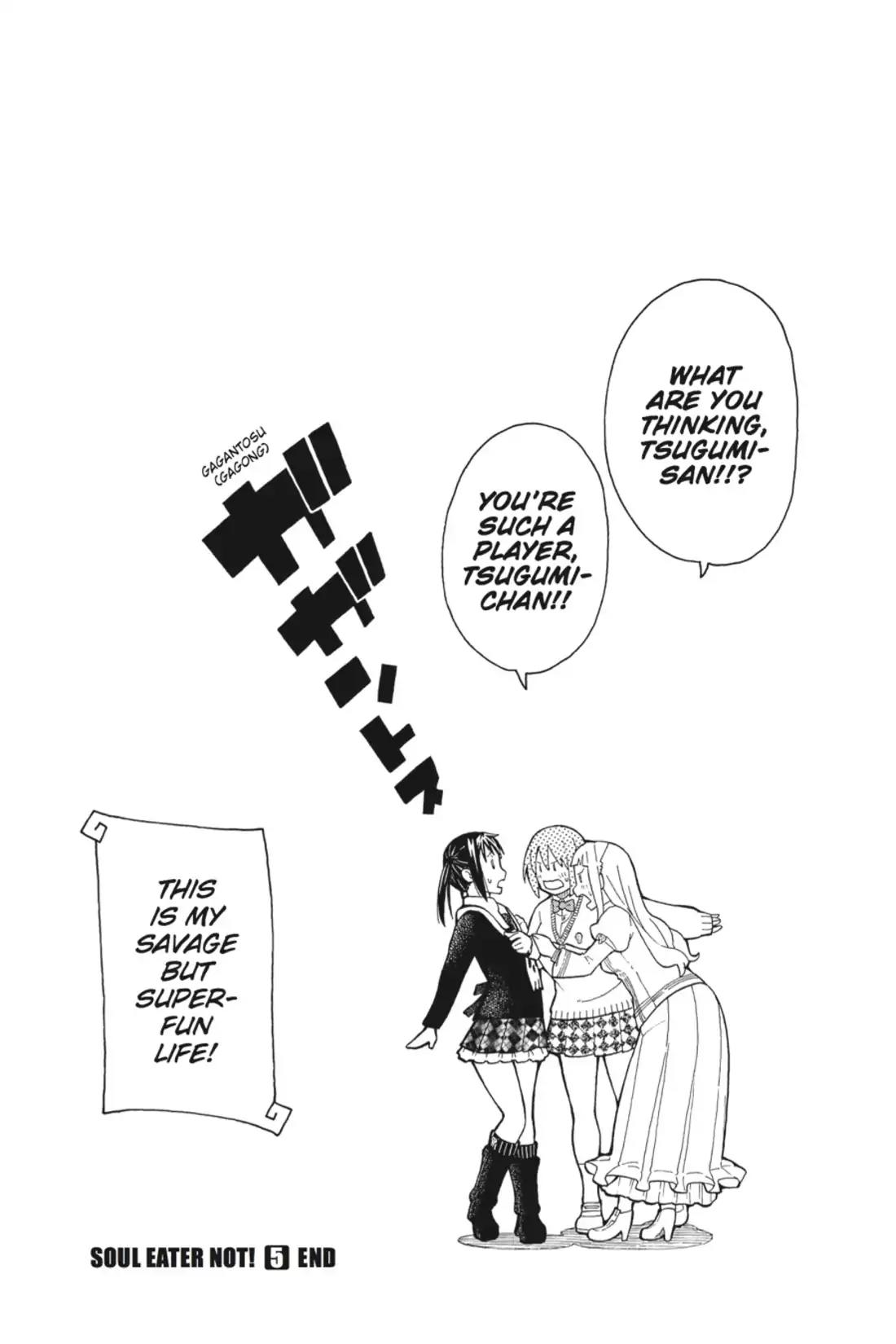 Soul Eater Not! Chapter 31 page 37 - Vol.5 Final Chapter: It's a Savage But Super-Fun Life ♪