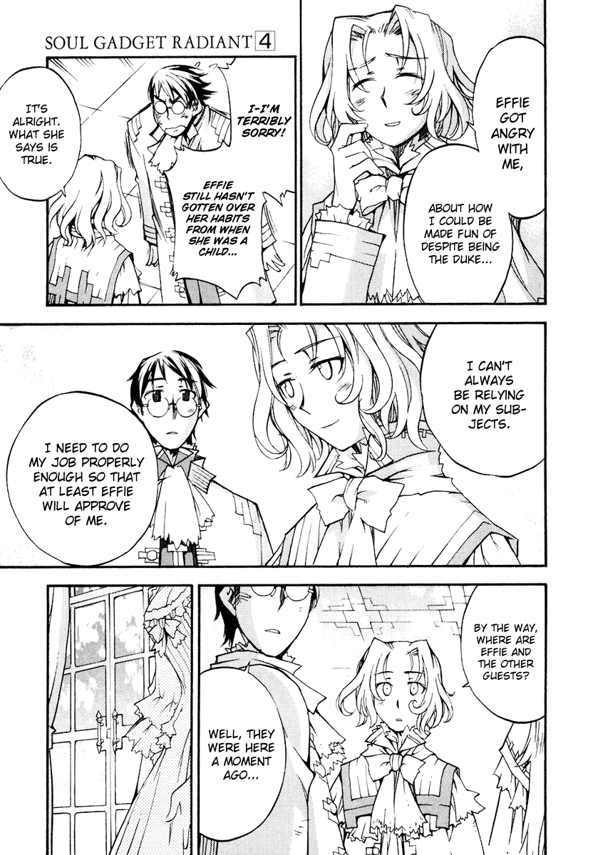 Soul Gadget Radiant Chapter 13.1 page 14 - Chapter 13.1: "The Reality of Revenge" Act 1
