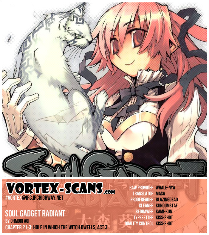 Soul Gadget Radiant Chapter 21.3 page 1 - Chapter 21.3: Hole in which the witch dwells Act 3