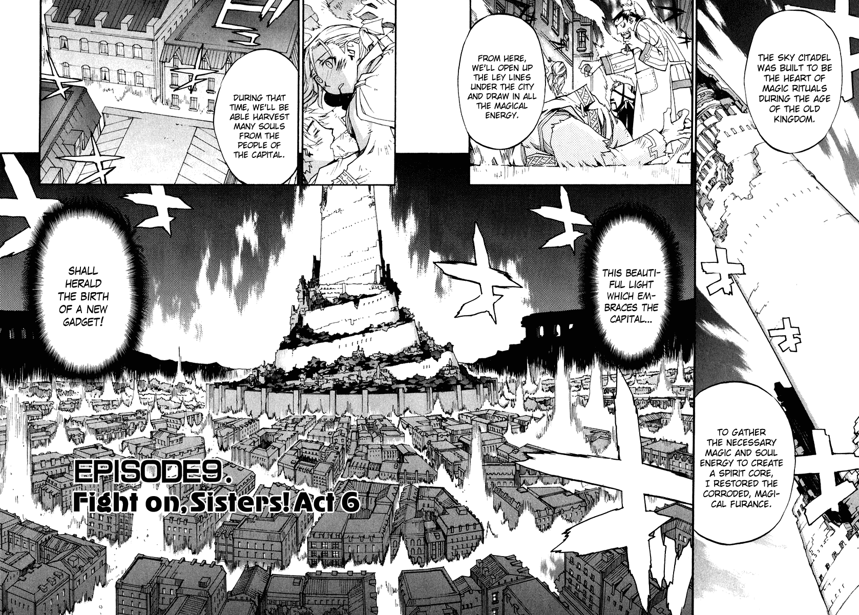 Soul Gadget Radiant Chapter 9.6 page 3 - Chapter 9.6: Fight On, Sisters! Act 6