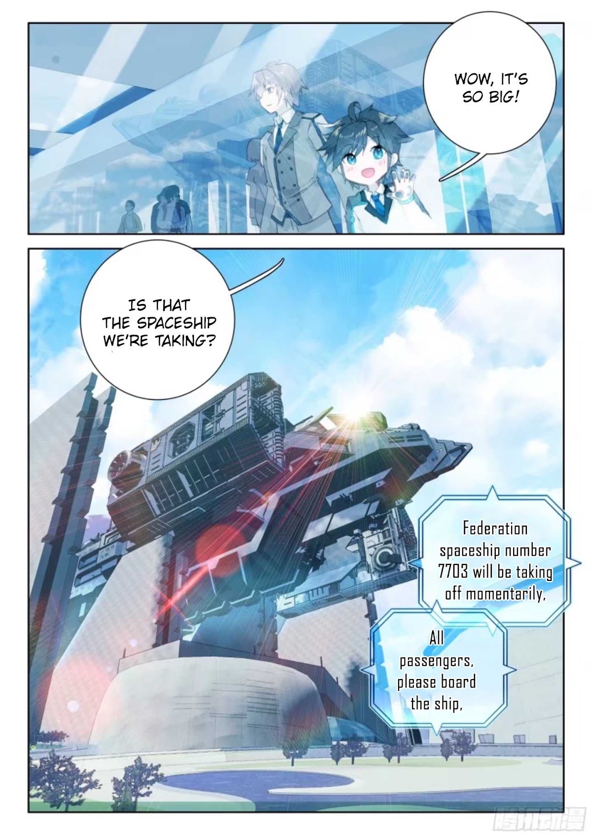 Soul Land IV - The Ultimate Combat Chapter 12 page 10 - Chapter 12.0: Aboard The Spaceship