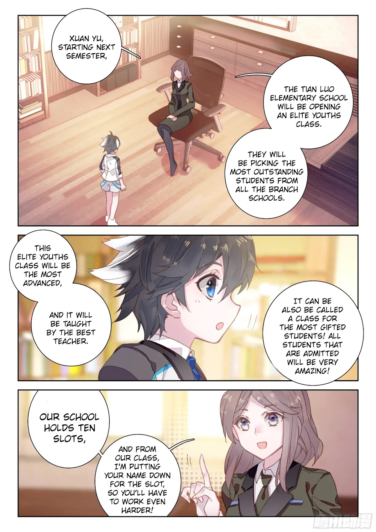 Soul Land IV - The Ultimate Combat Chapter 30 page 5 - Chapter 30: Elite Youths Class