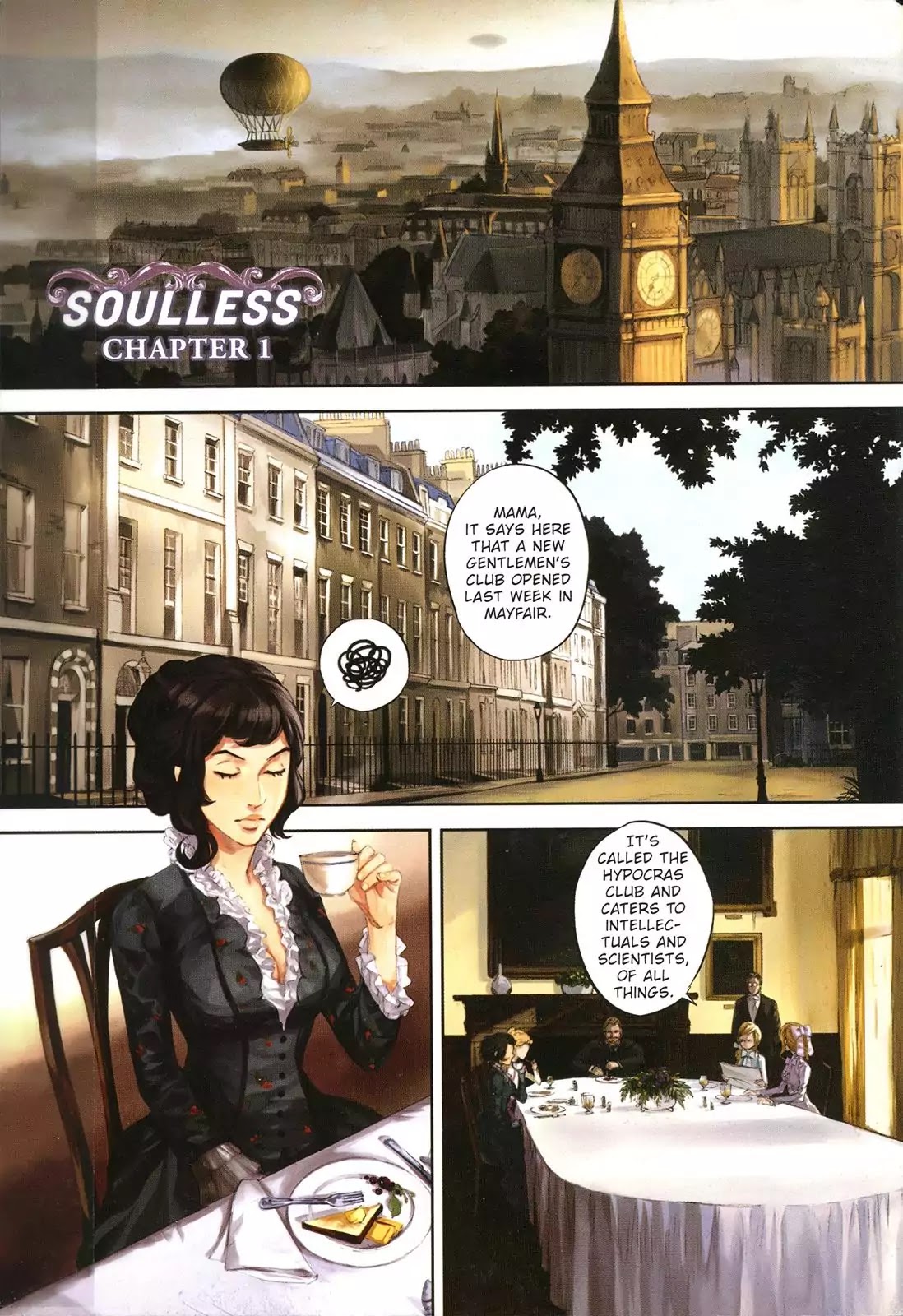 Soulless: The Manga Chapter 1 page 5 - Chapter 1