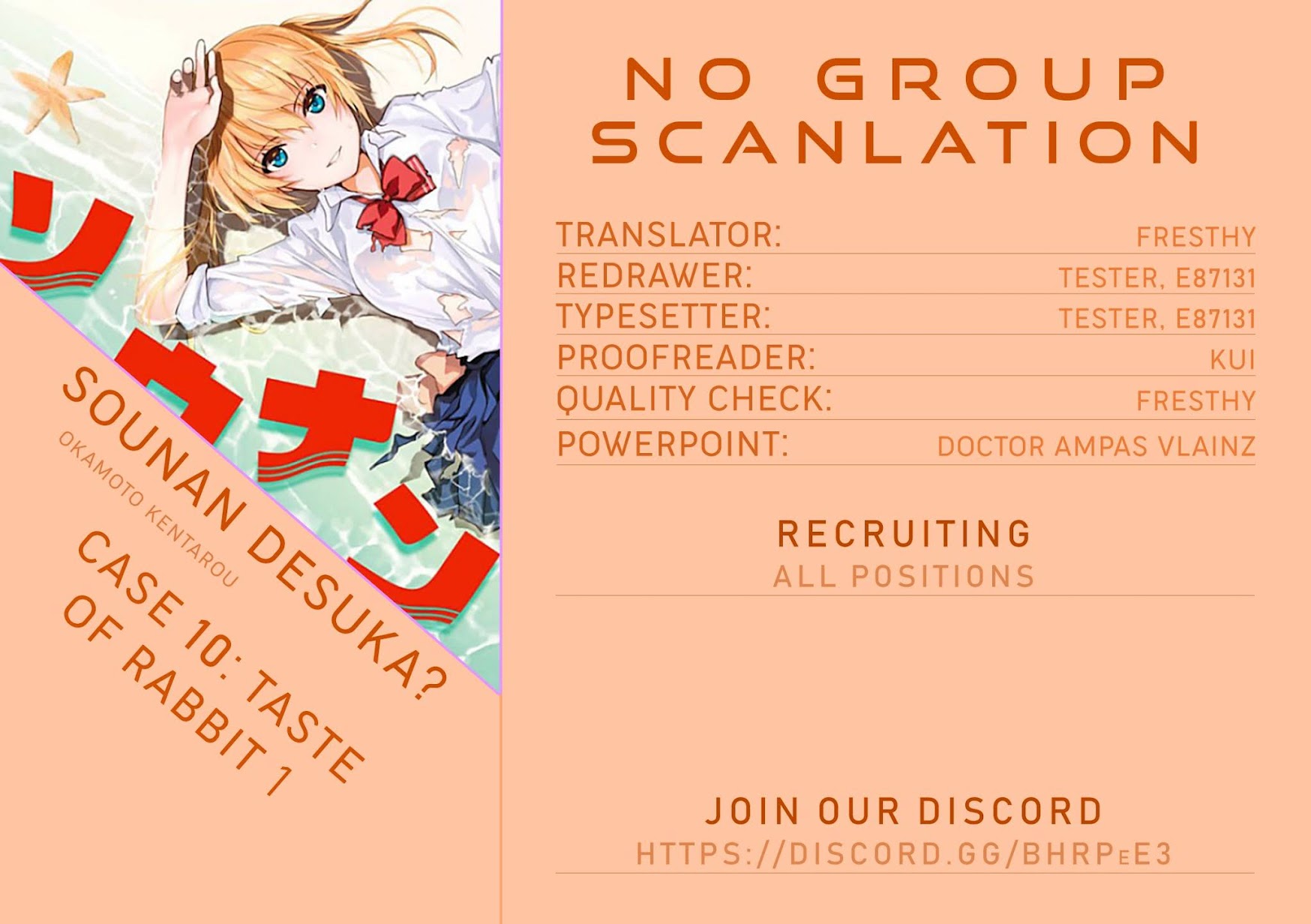 Sounan desu ka? Chapter 10 page 13 - Chapter 10: Taste Of Rabbit 1