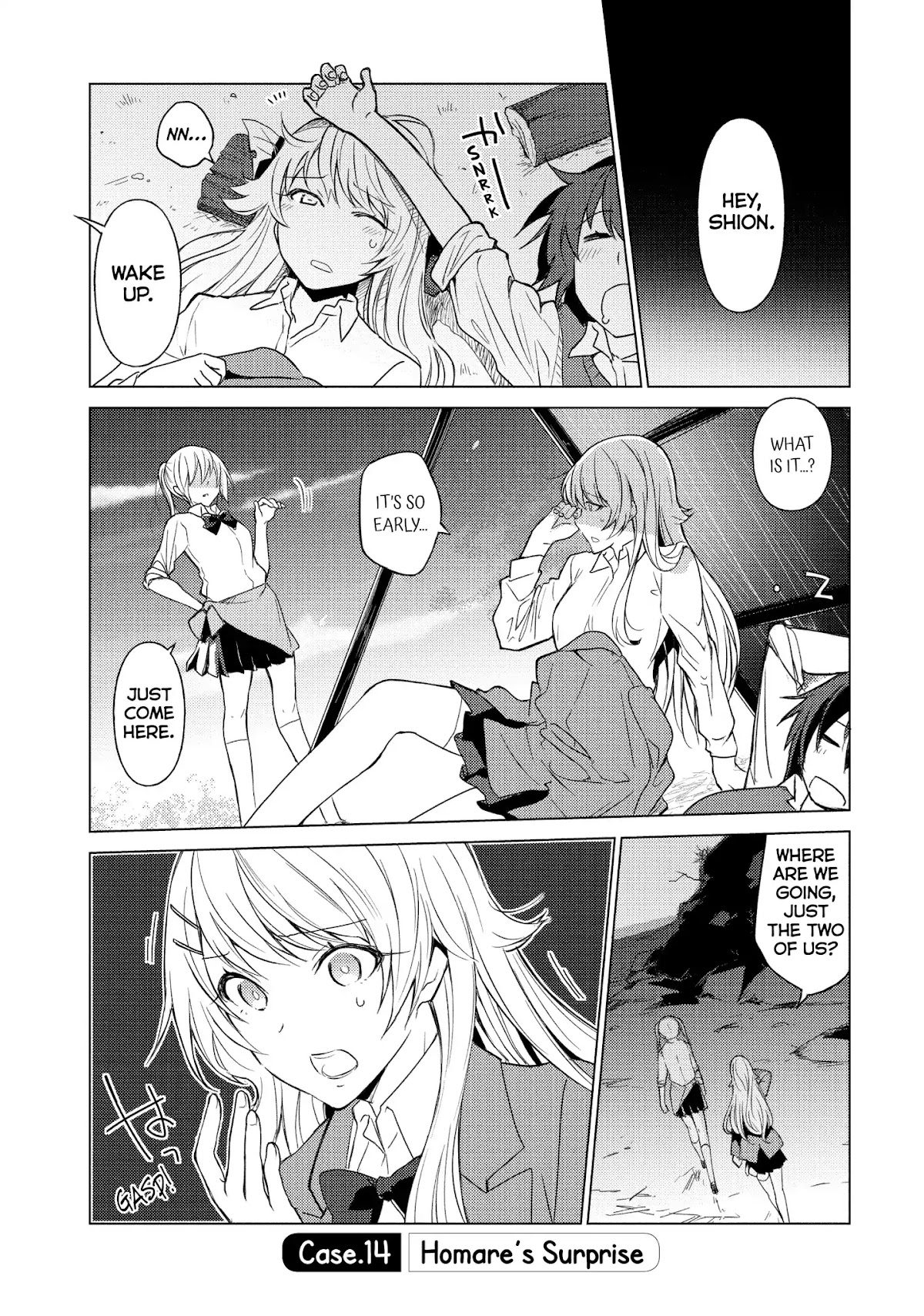 Sounan desu ka? Chapter 14 page 1 - Chapter 14: Vol.1 Case 14: Homare's Surprise